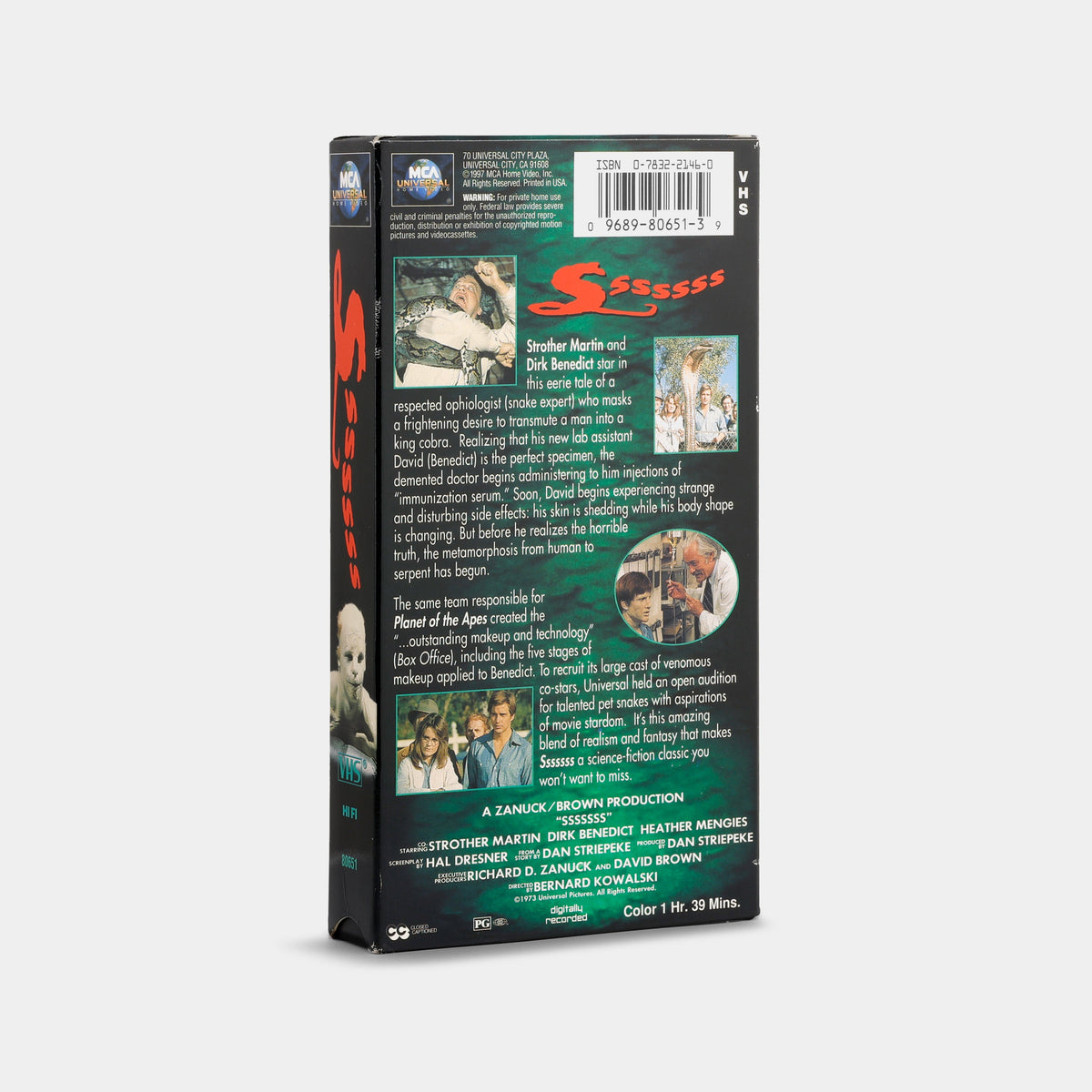 Sssssss VHS Tape