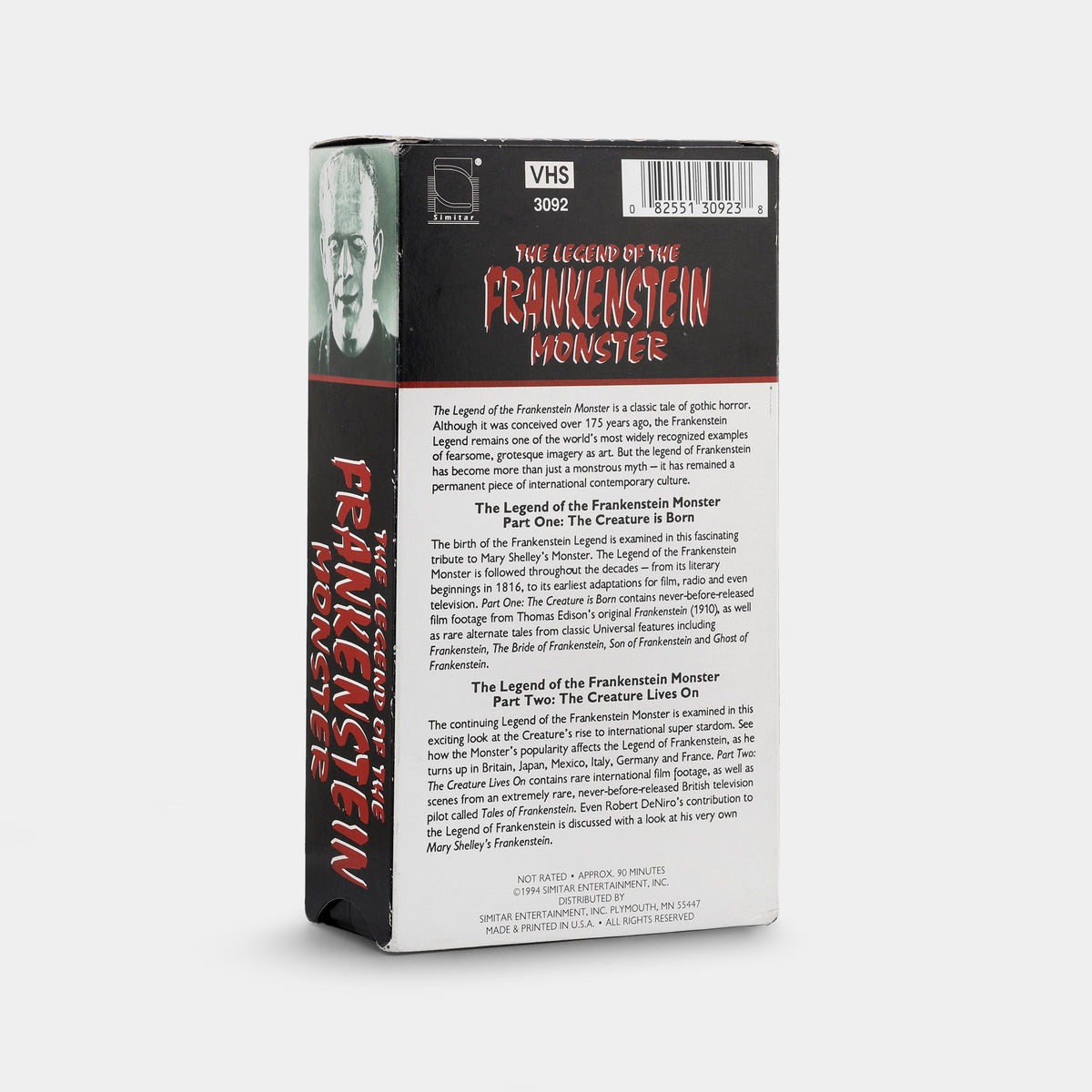 The Legend of the Frankenstein Monster VHS Tape Set