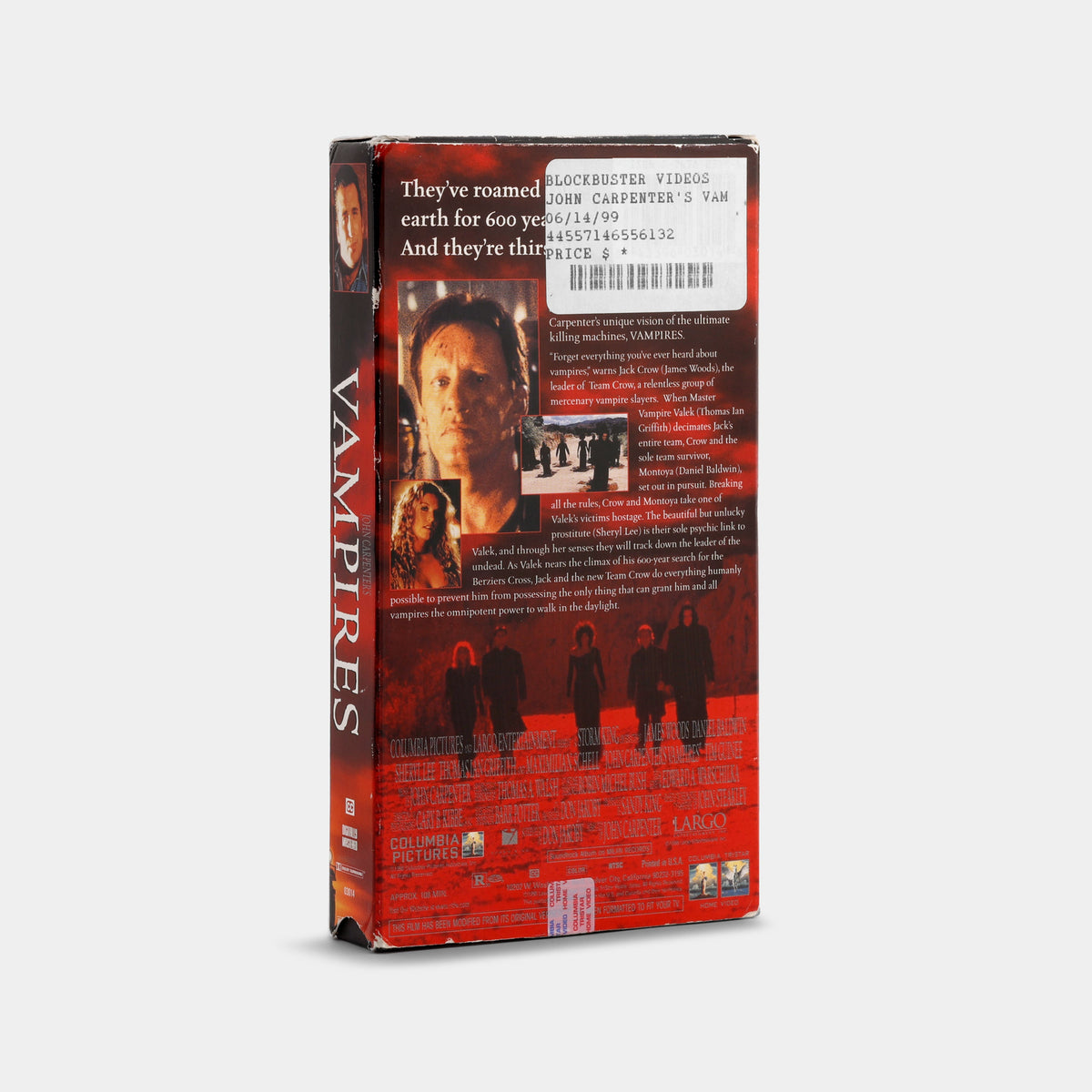 John Carpenter's Vampires VHS Tape