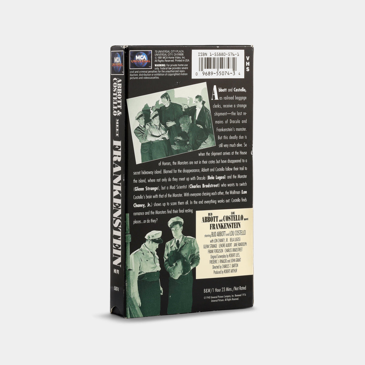 Abbott and Costello Meet Frankenstein VHS Tape