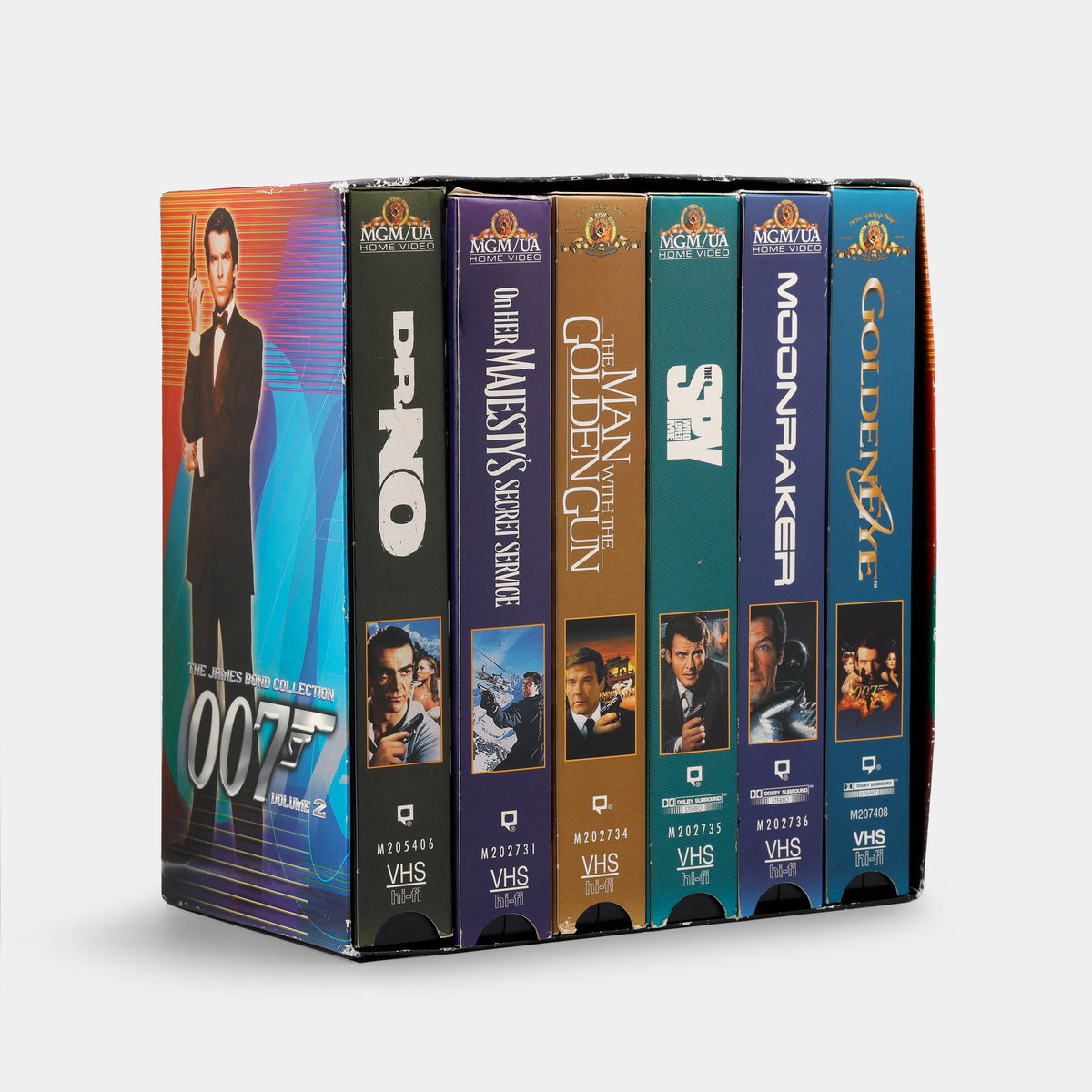 The James Bond 007 Collection - Volume 2 VHS Tape Box Set