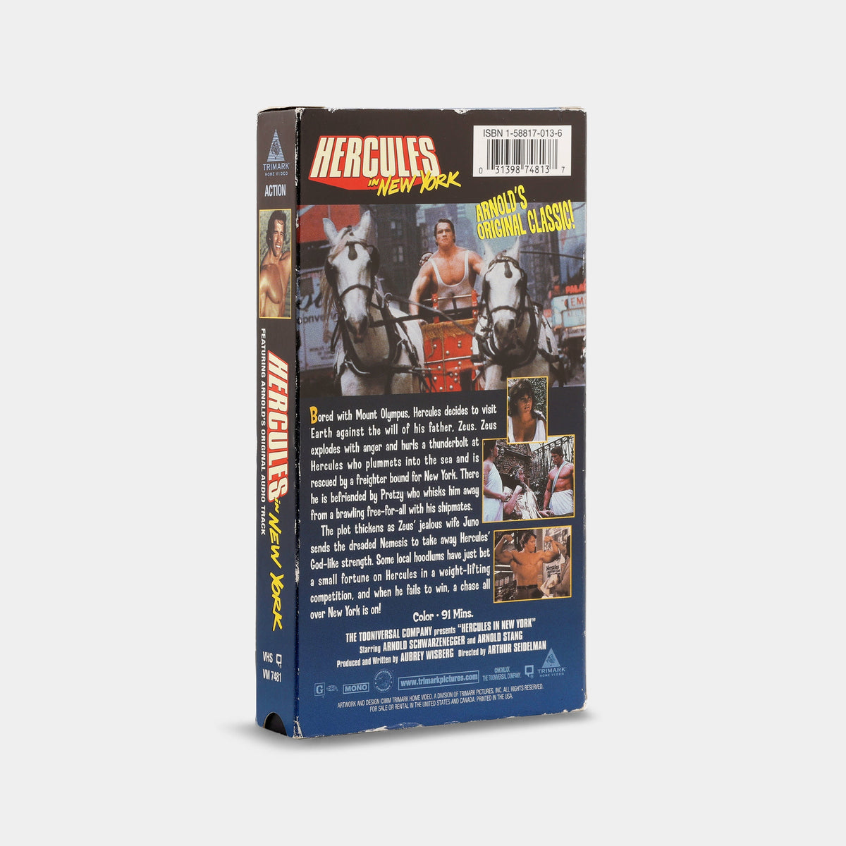 Hercules in New York VHS Tape