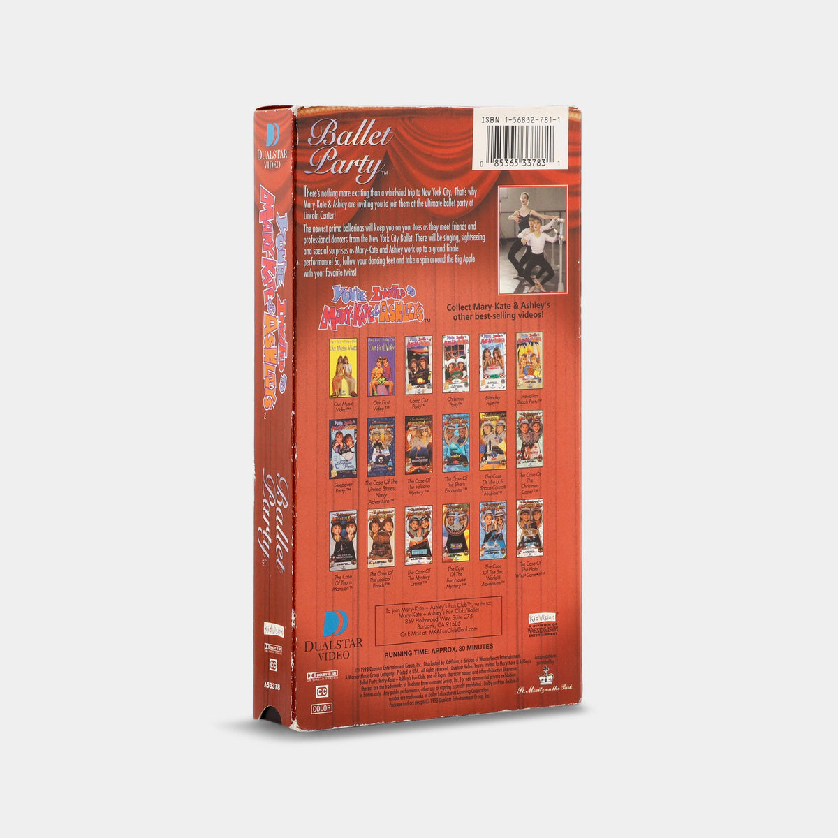 You're Invited to Mary-Kate & Ashley's Ballet Party VHS Tape