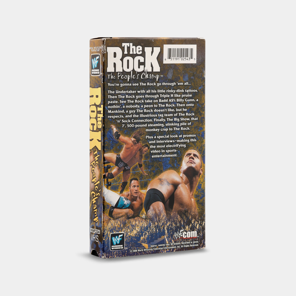 WWF: The Rock – The People's Champ VHS Tape