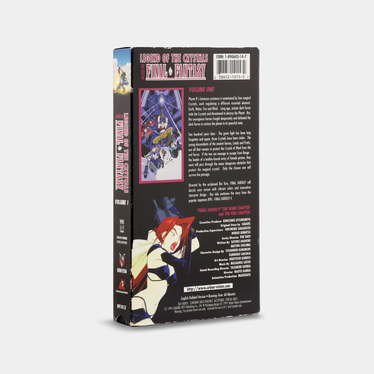 Legend of the Crystals: Final Fantasy - Volume 1 VHS Tape