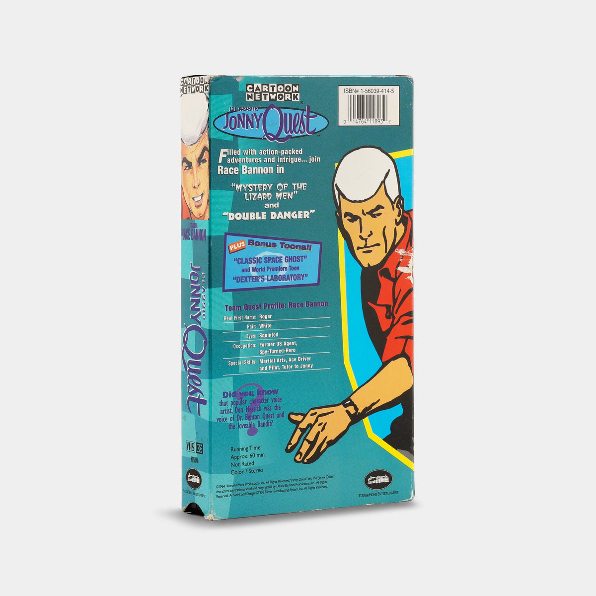 Jonny Quest: Race Bannon in An Army of One VHS Tape