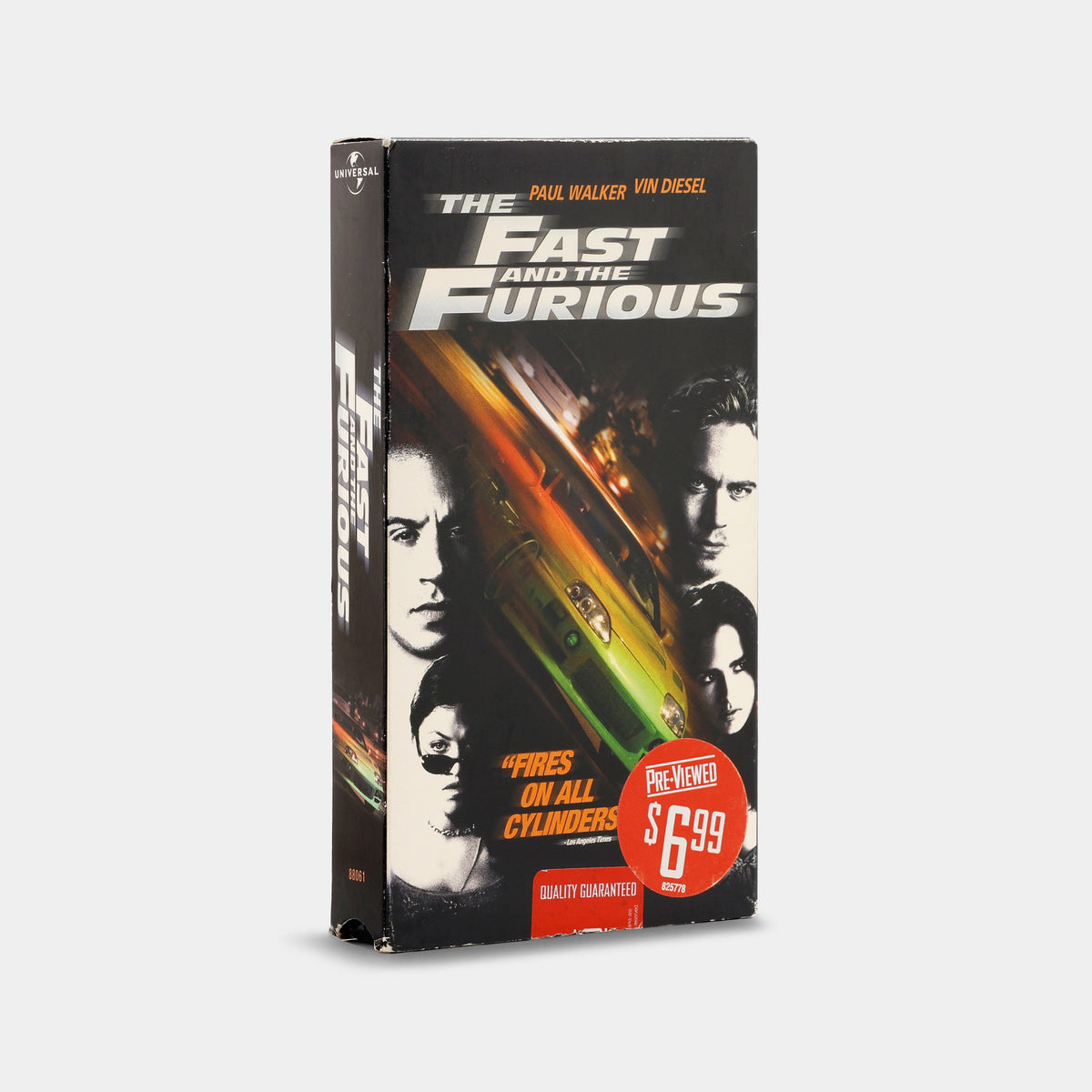 The Fast and the Furious VHS Tape