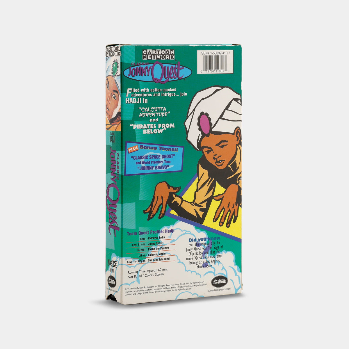 Jonny Quest: Hadji in Mysteries of the East VHS Tape
