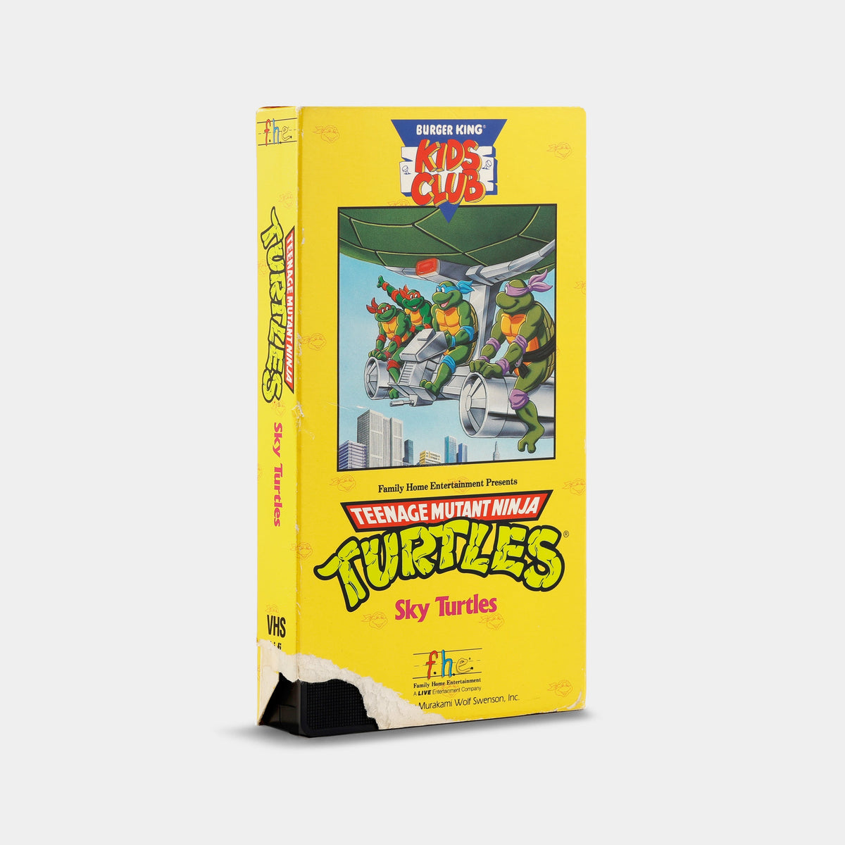 Teenage Mutant Ninja Turtles: Sky Turtles VHS Tape