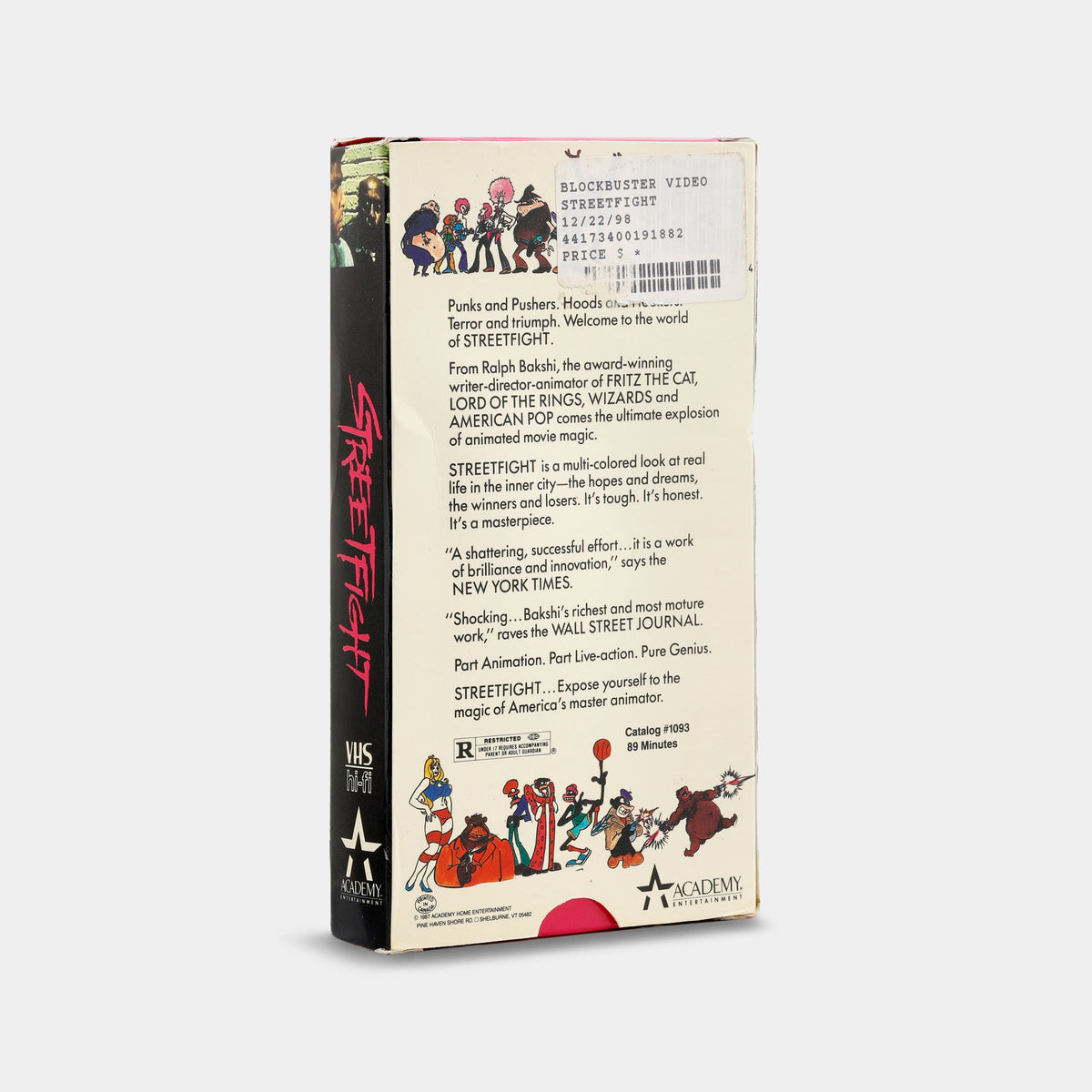 Street Fight VHS Tape