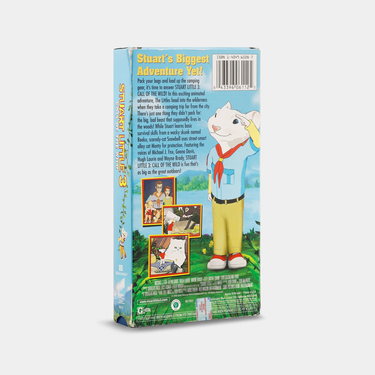Stuart Little 3: Call of the Wild VHS Tape