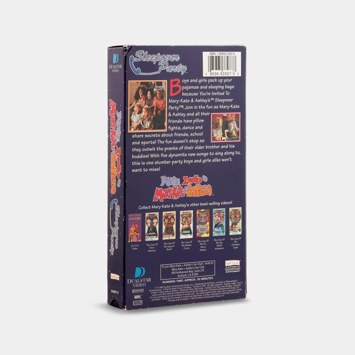 You're Invited to Mary-Kate & Ashley's Sleepover Party VHS Tape