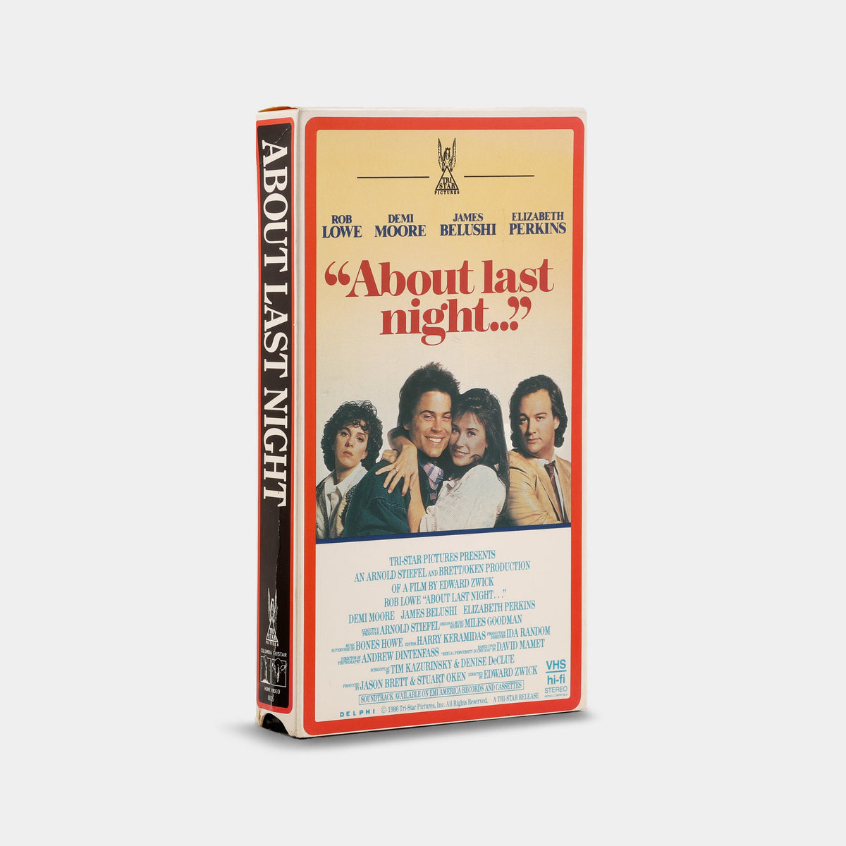 About Last Night... VHS Tape