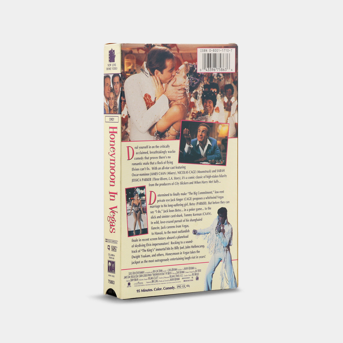 Honeymoon in Vegas VHS Tape