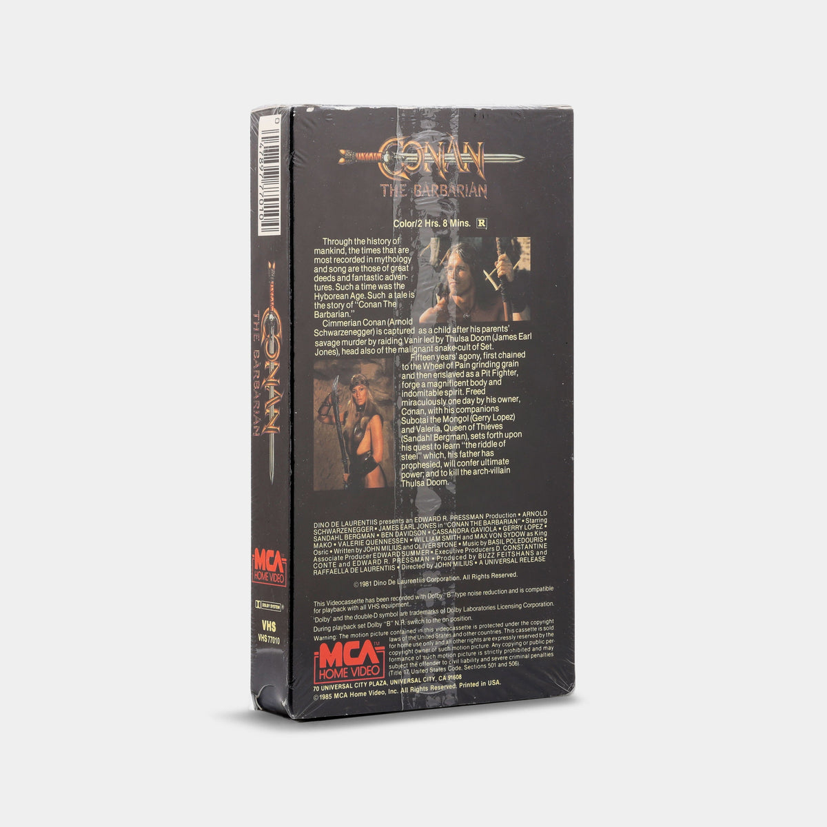 Conan the Barbarian (Sealed) VHS Tape