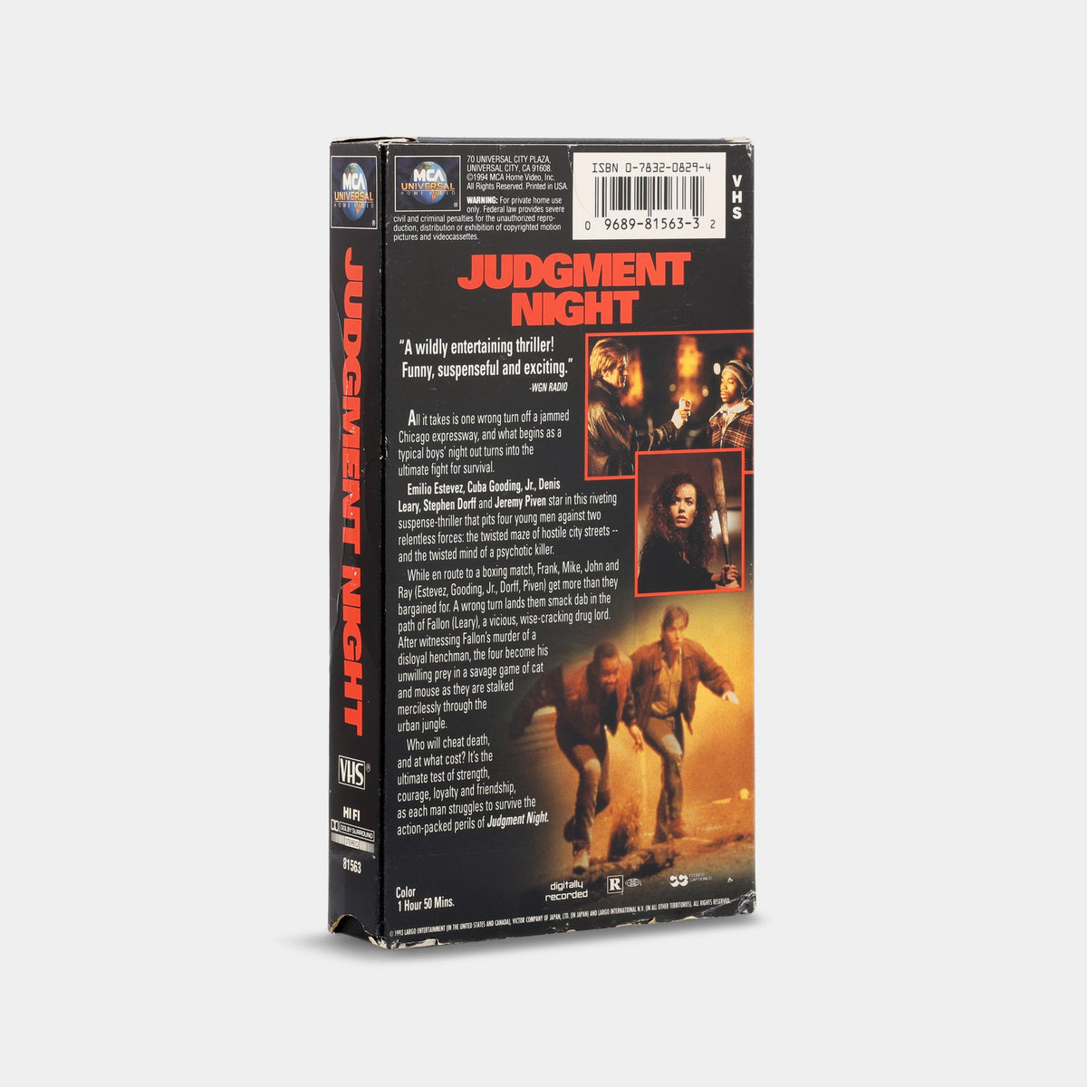 Judgment Night VHS Tape