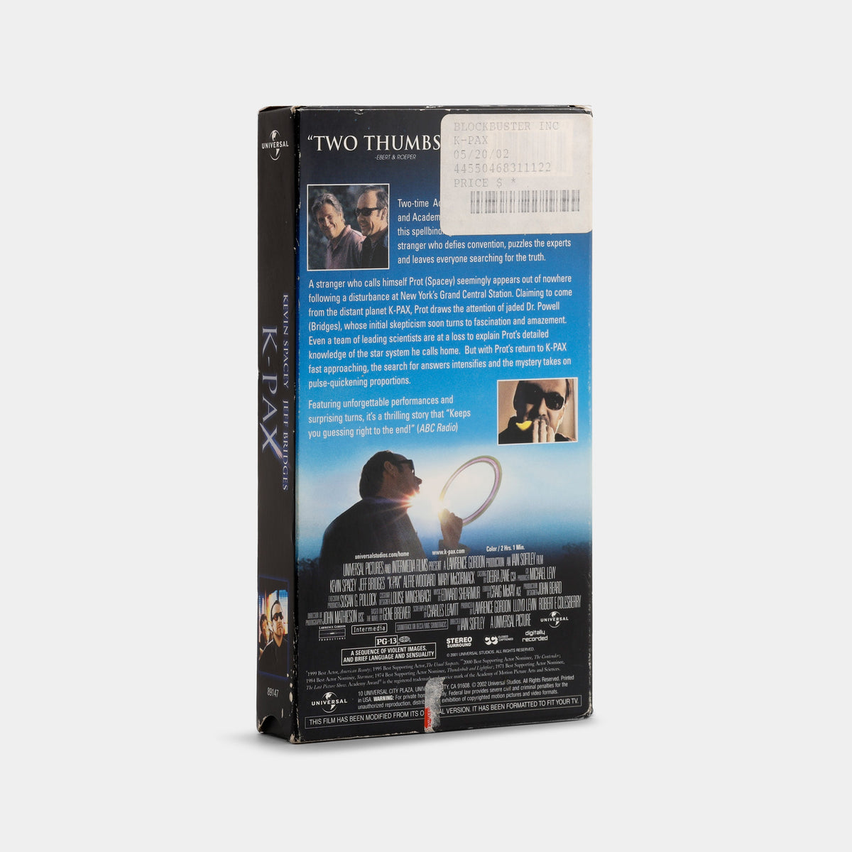 K-PAX VHS Tape