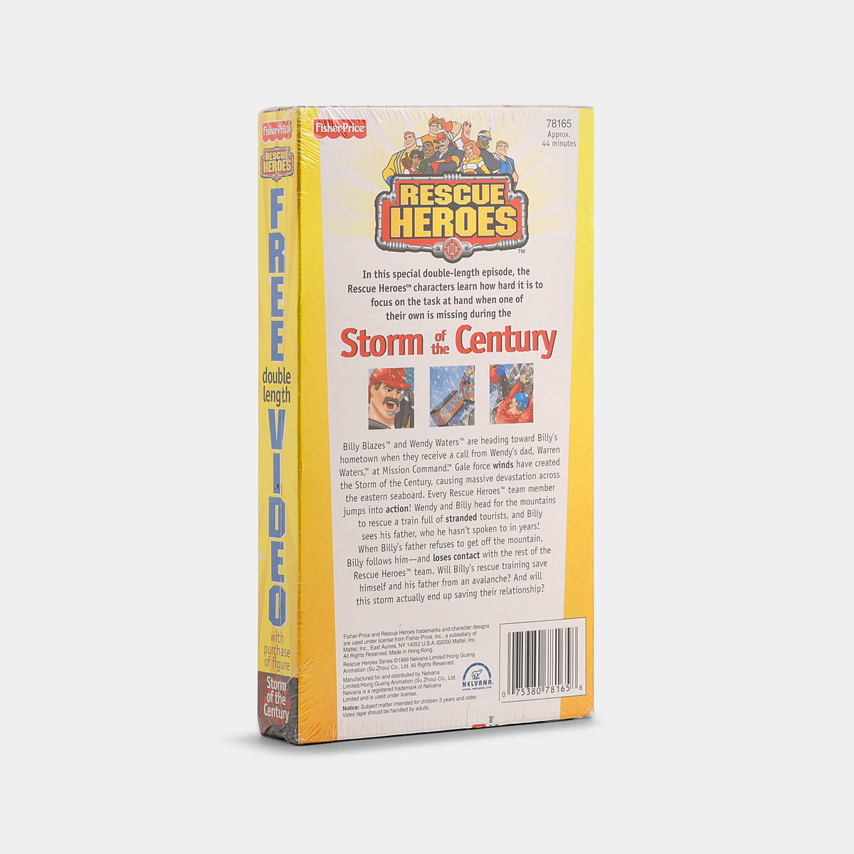 Rescue Heroes: Storm of the Century (Sealed) VHS Tape