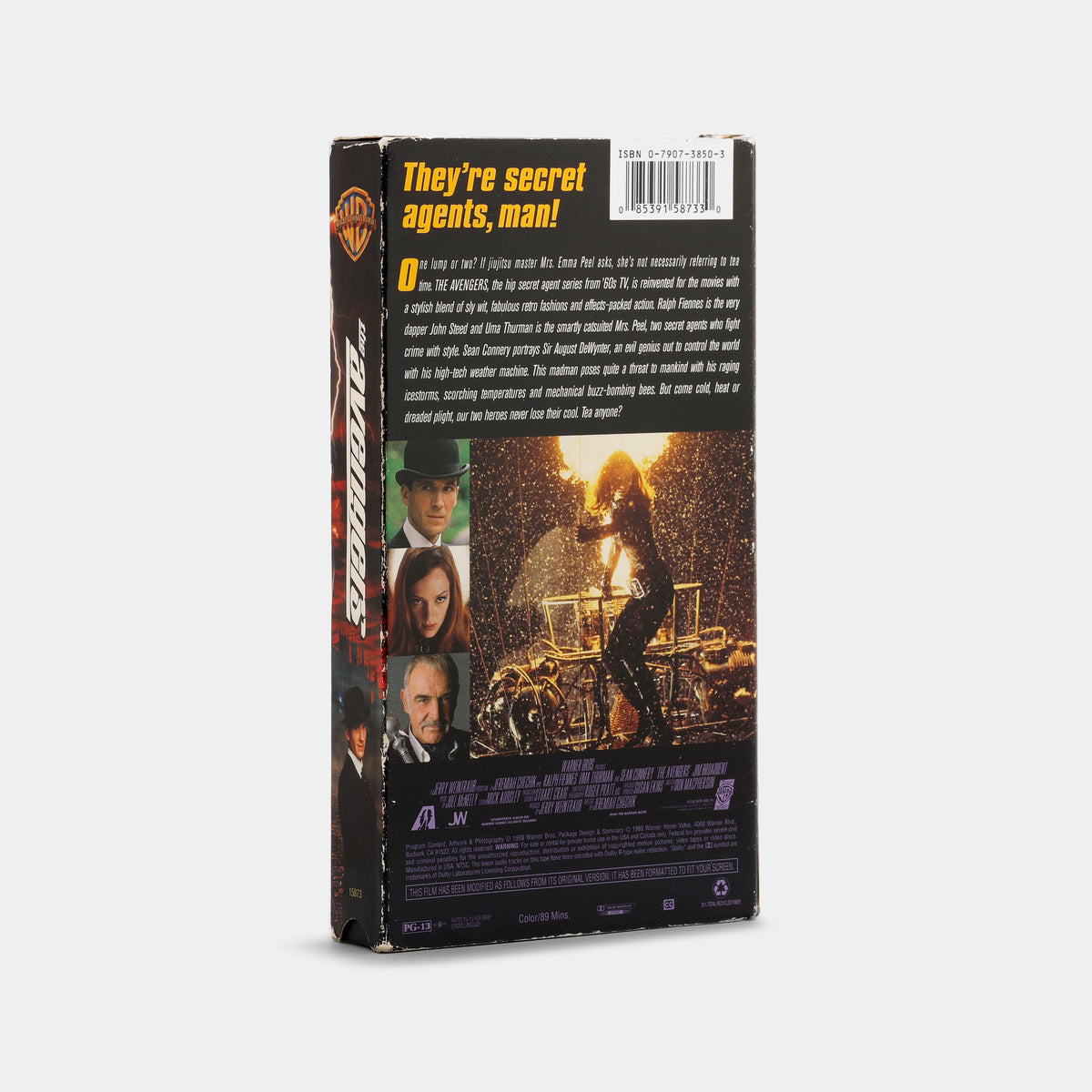 The Avengers VHS Tape