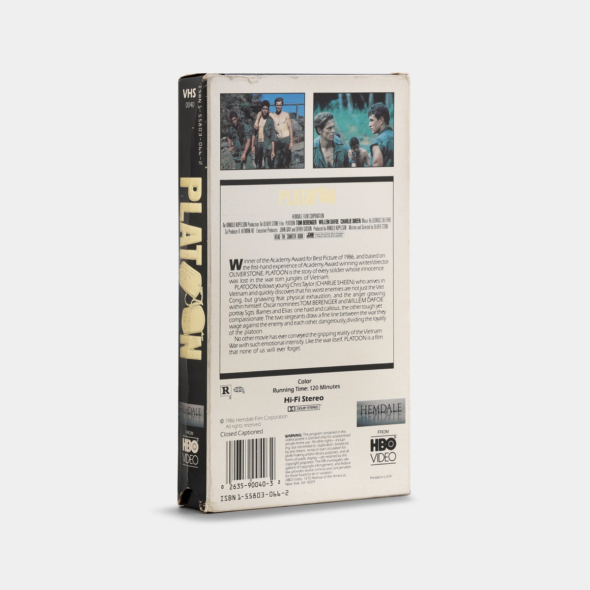 Platoon VHS Tape