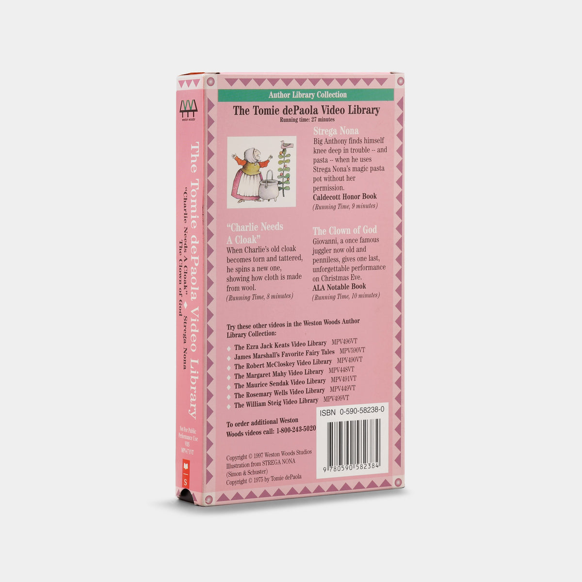 The Tomie dePaola Video Library VHS Tape