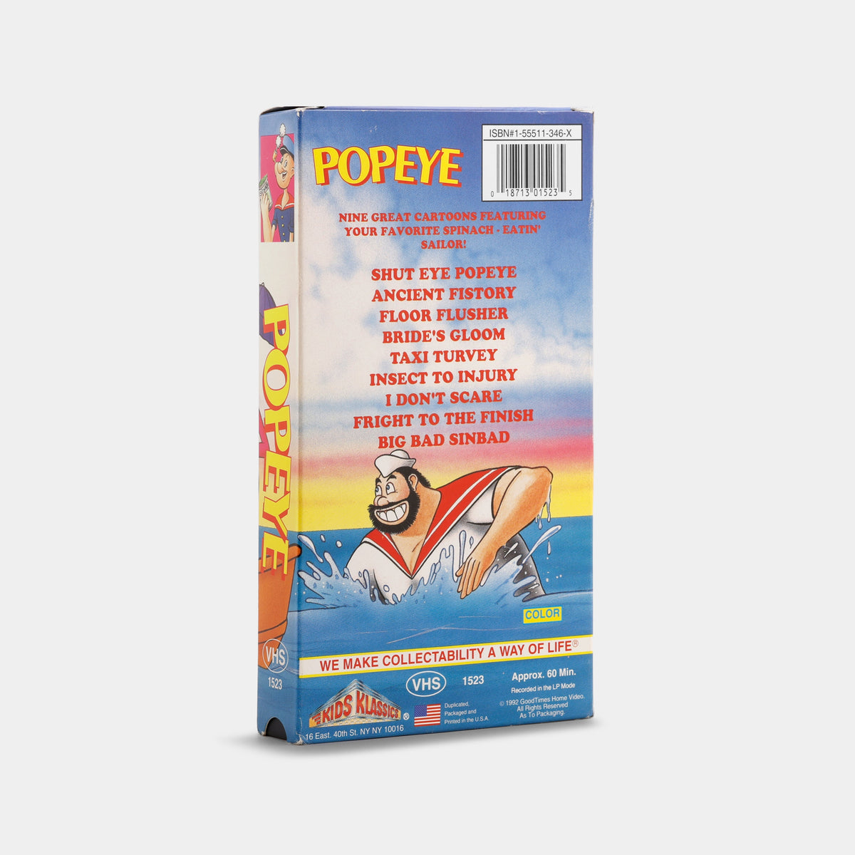 Popeye VHS Tape