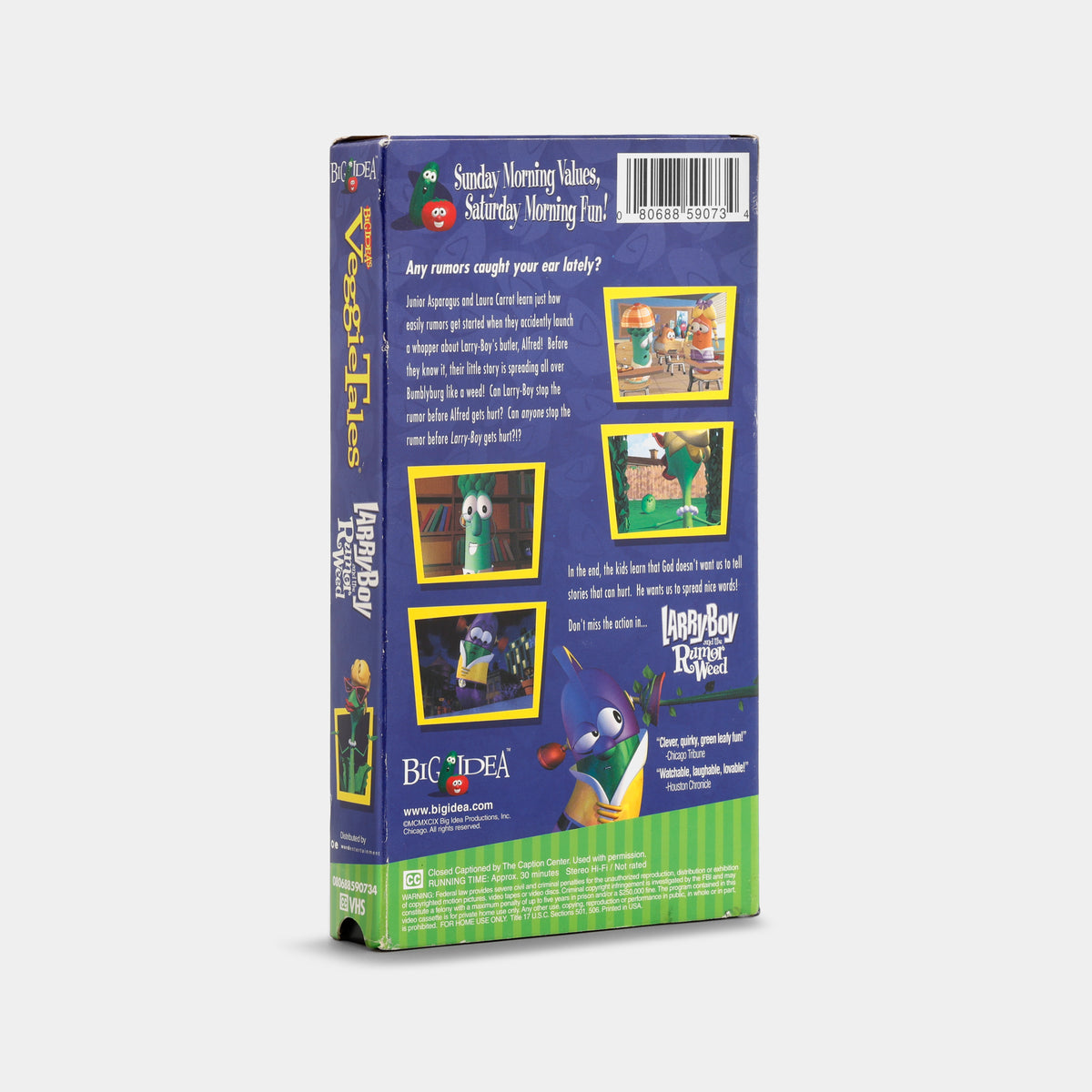 VeggieTales: Larry-Boy and the Rumor Weed VHS Tape
