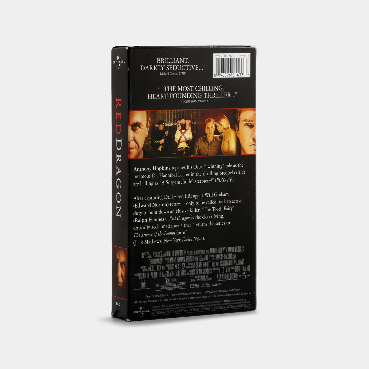 Red Dragon VHS Tape