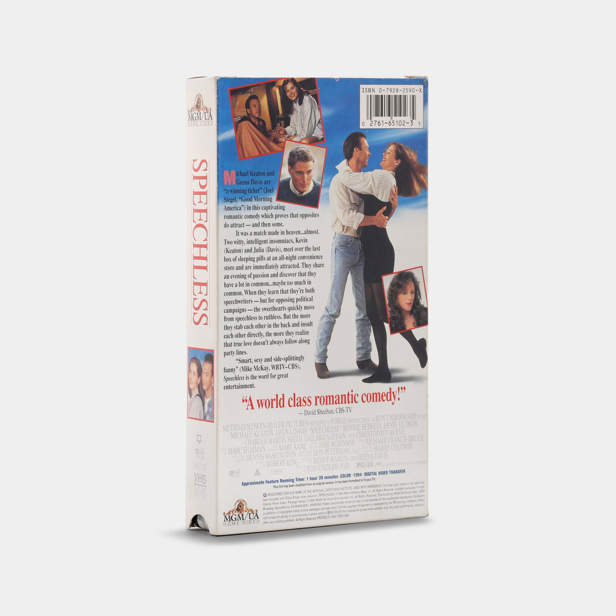 Speechless VHS Tape