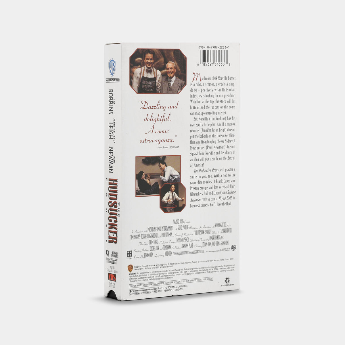 The Hudsucker Proxy VHS Tape