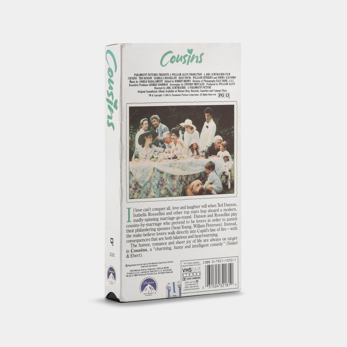 Cousins VHS Tape