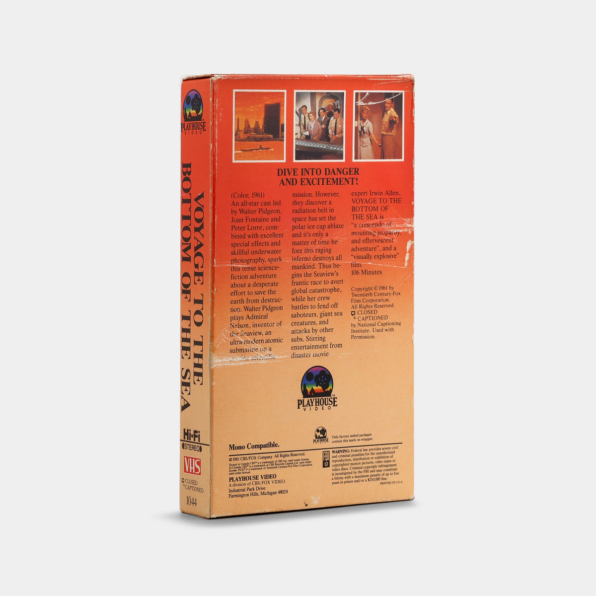 Voyage to the Bottom of the Sea VHS Tape