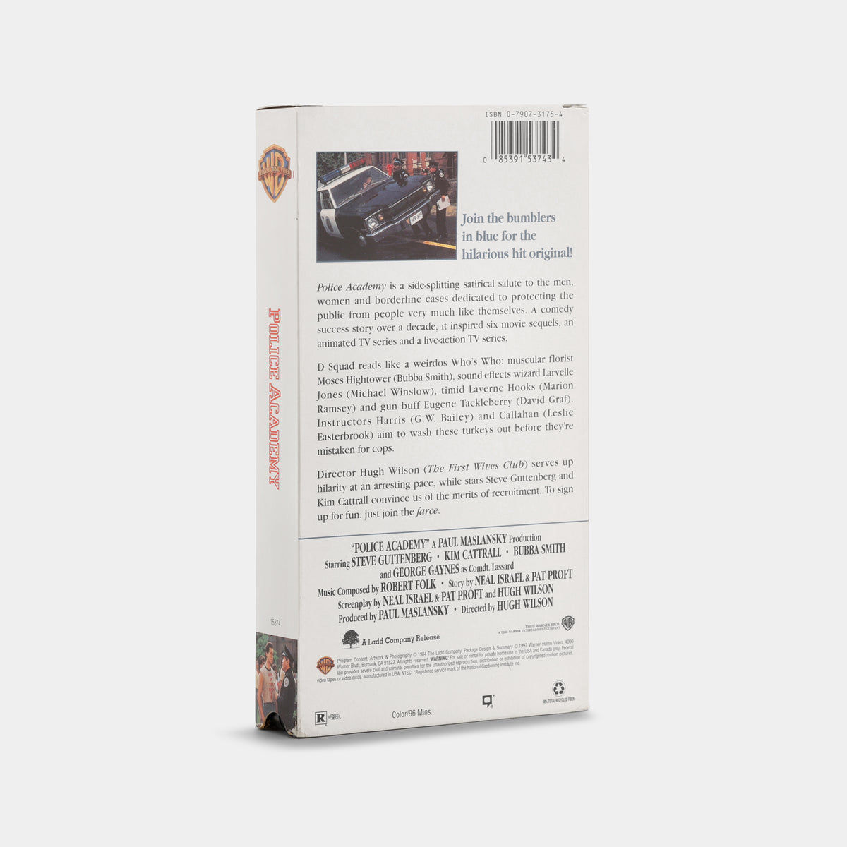 Police Academy VHS Tape