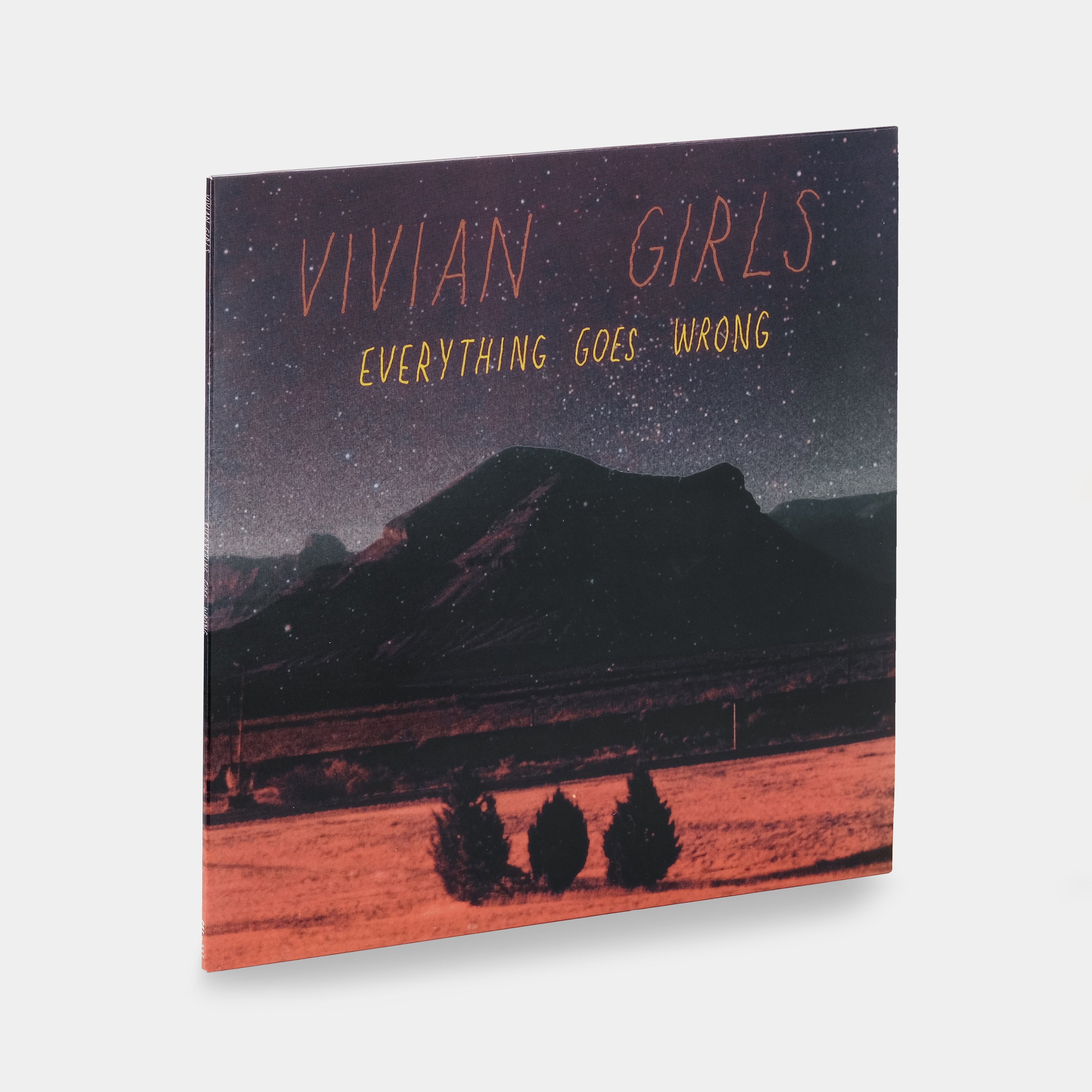 Vivian Girls - Everything Goes Wrong LP Black & Yellow Split Vinyl Record