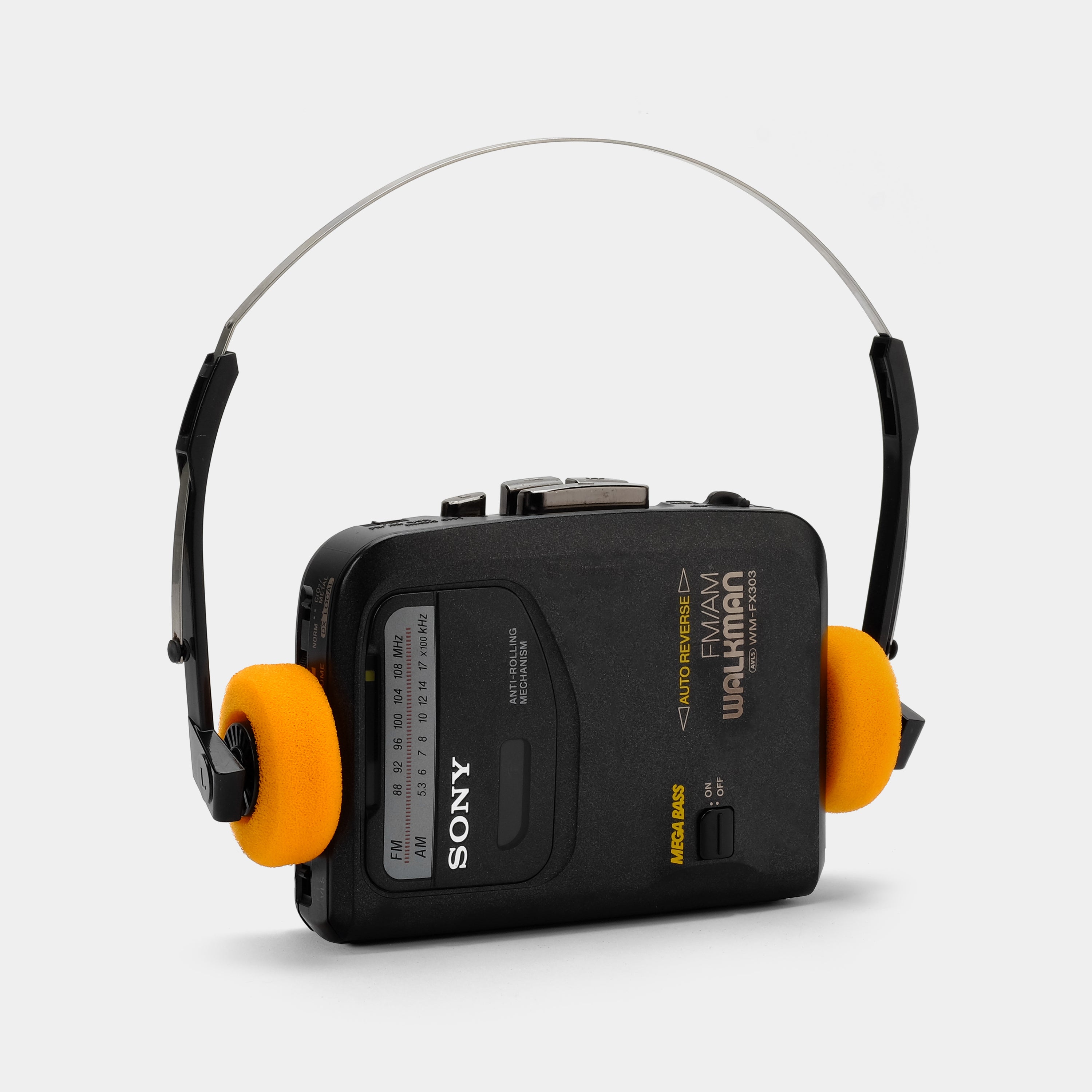 Sony Walkman WM-FX303 Auto Reverse AM/FM Portable Cassette Player