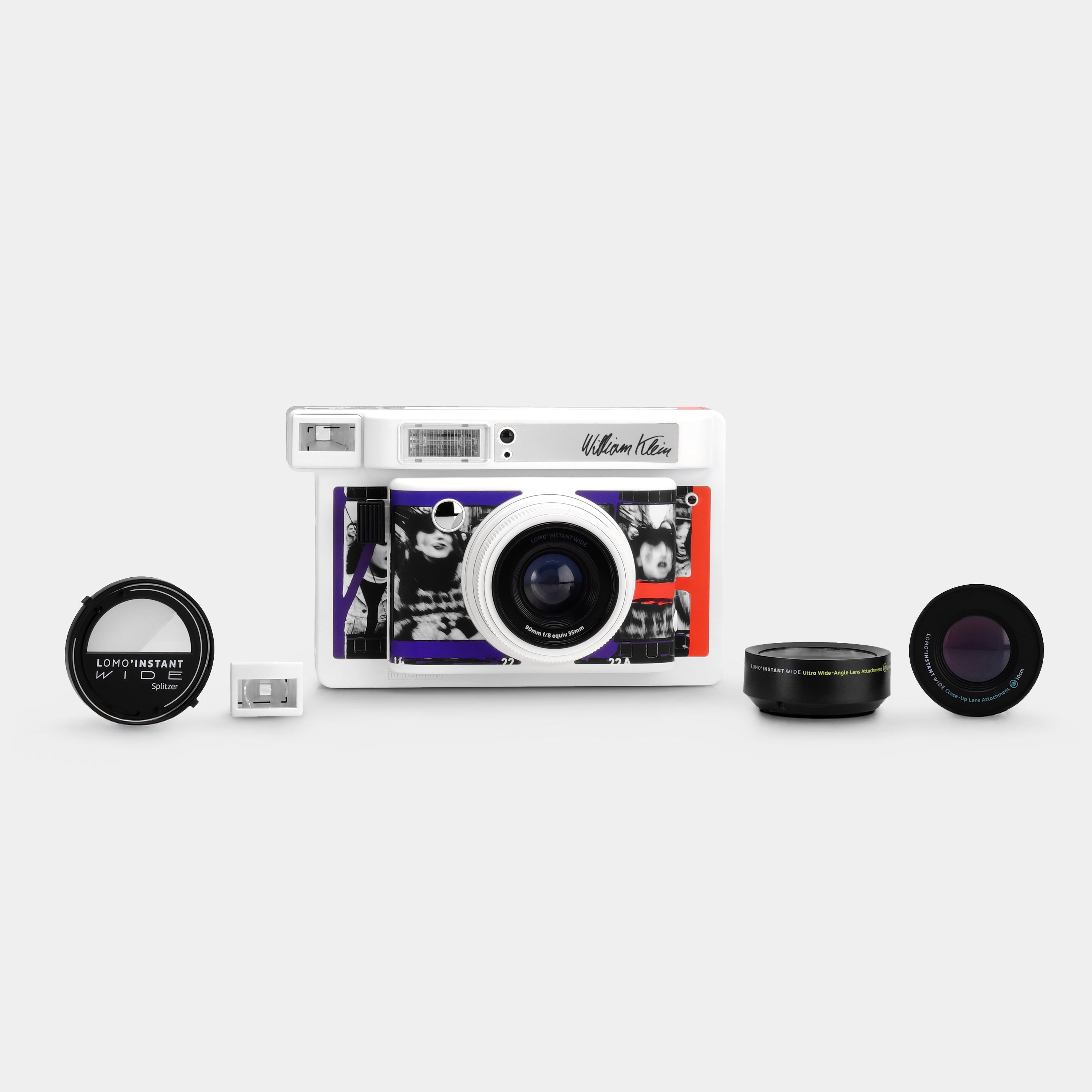 Lomography Lomo'Instant Wide (William Klein Edition) Instax Instant Film Camera and Lenses