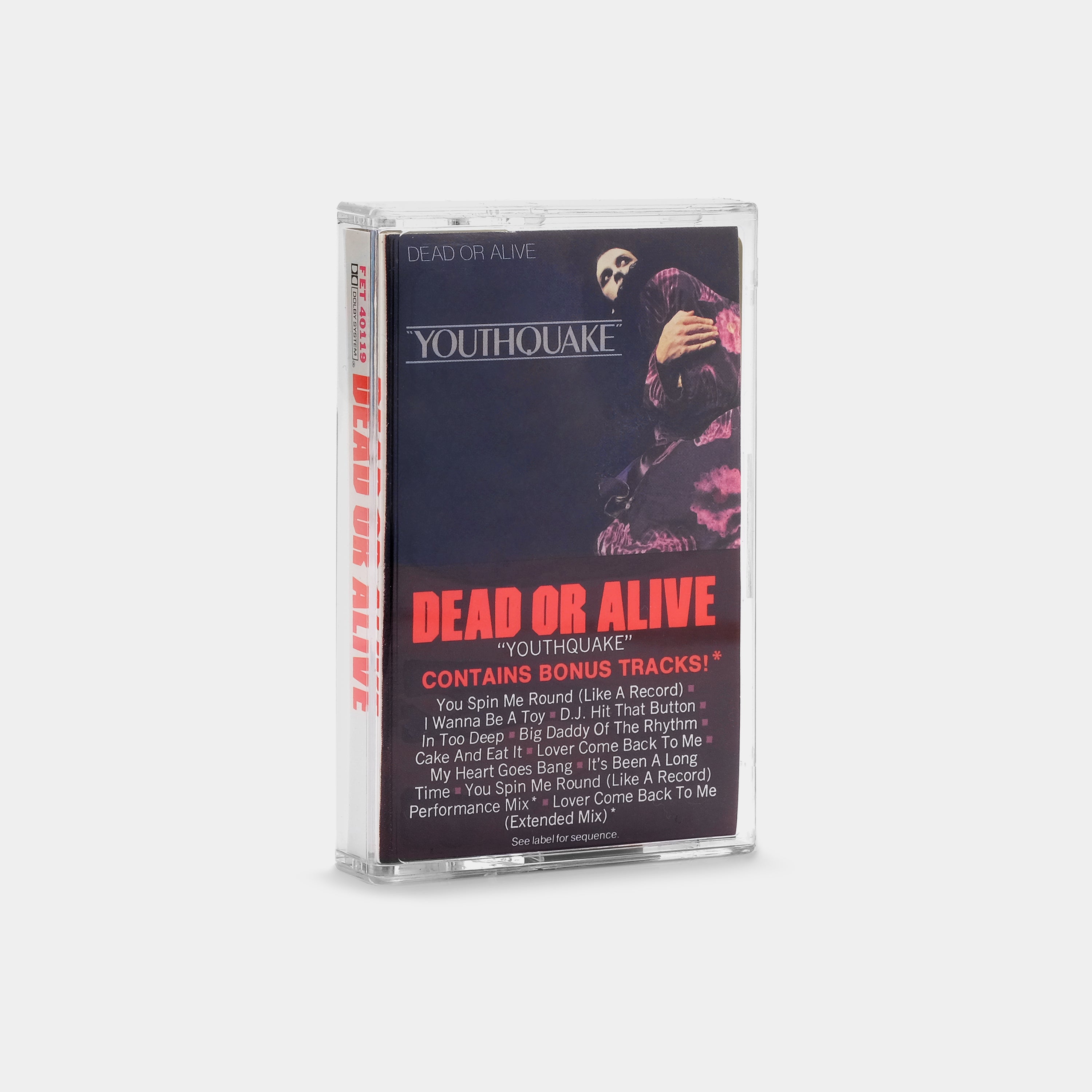 Dead Or Alive - Youthquake Cassette Tape