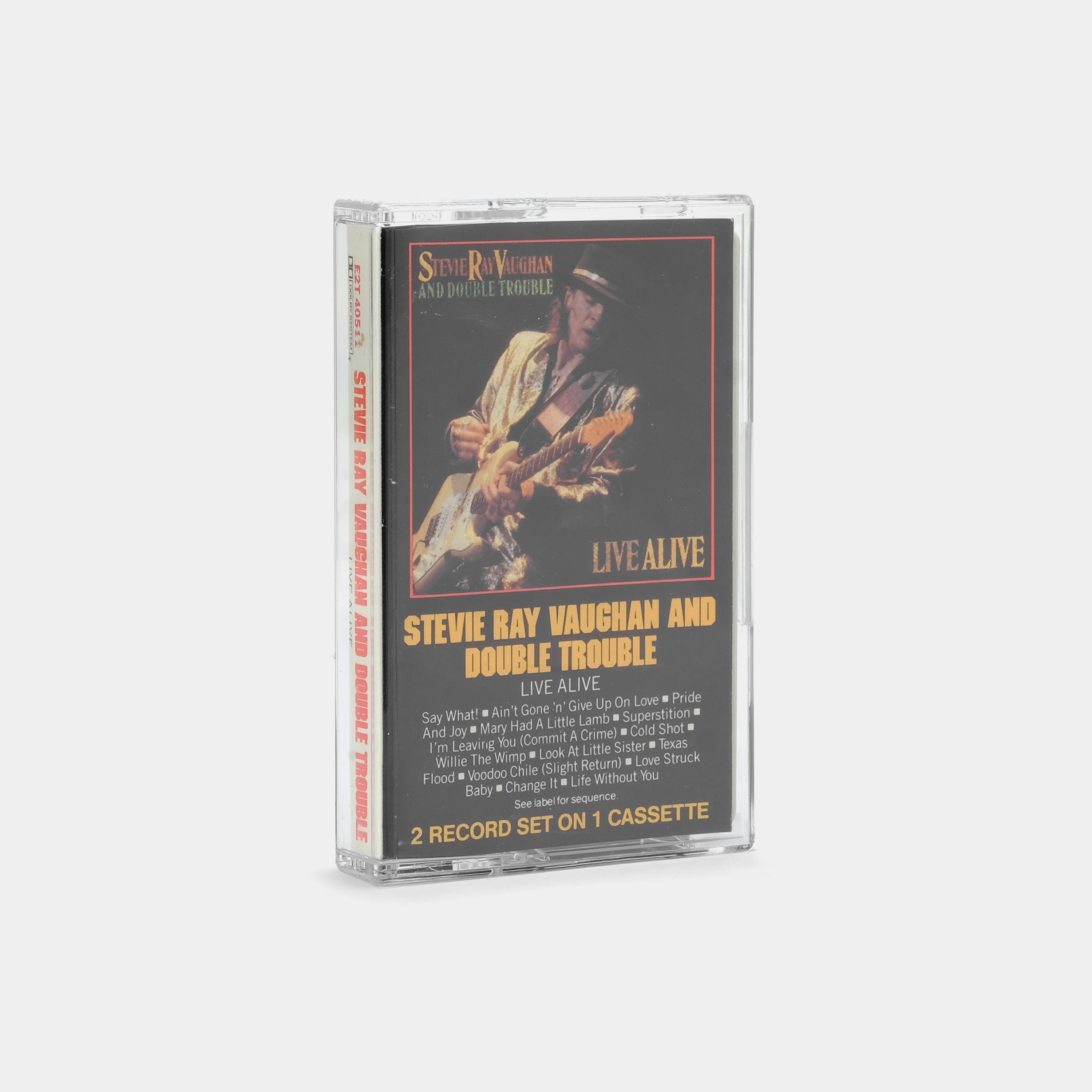 Stevie Ray Vaughan And Double Trouble - Live Alive Cassette Tape