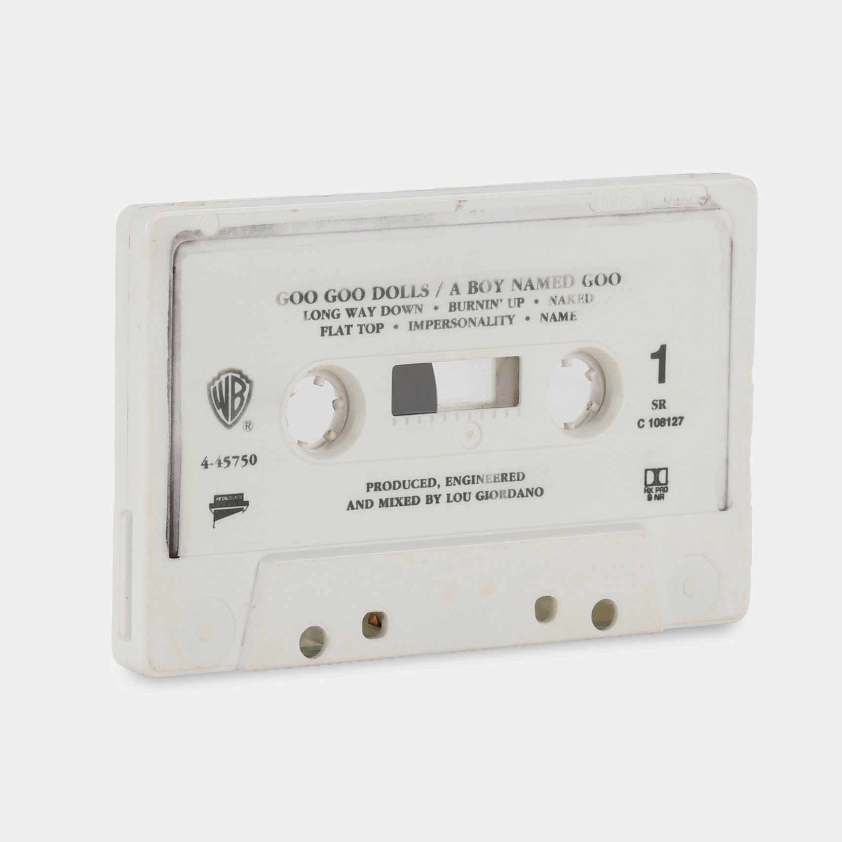 Goo Goo Dolls - A Boy Named Goo Cassette Tape (B-Grade)
