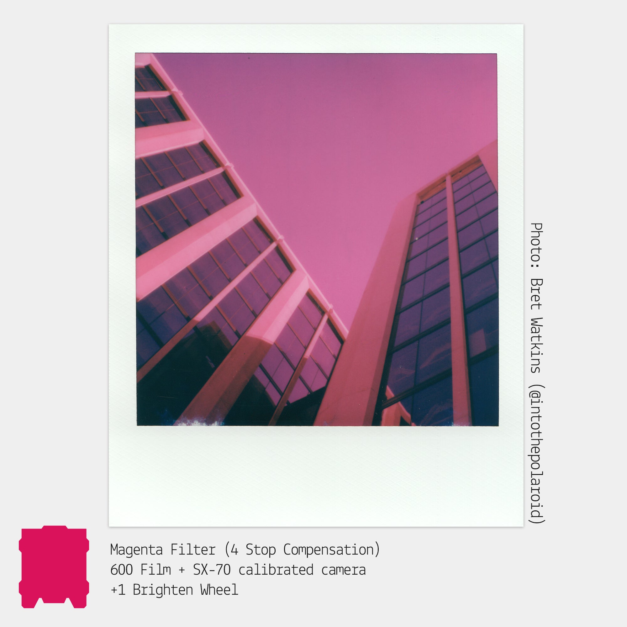 Colored Gel Filters for Instant Film Cameras (5-Pack)