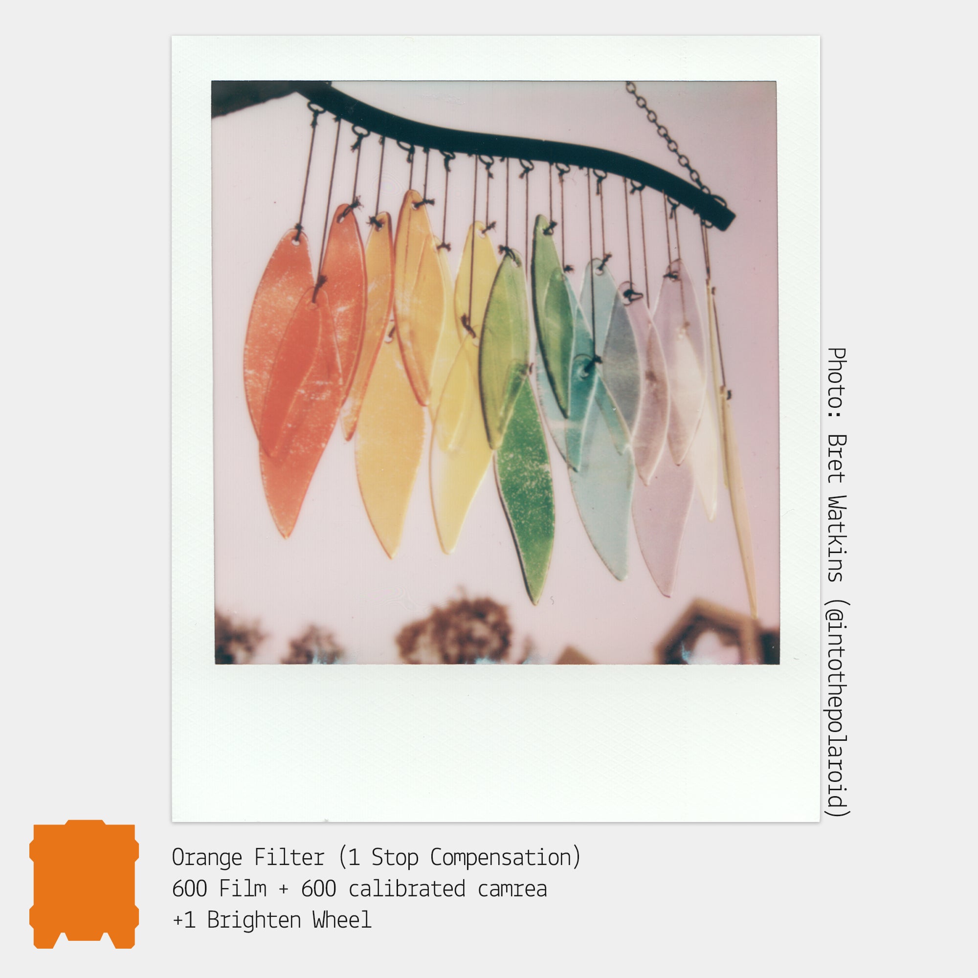 Colored Gel Filters for Instant Film Cameras (5-Pack)