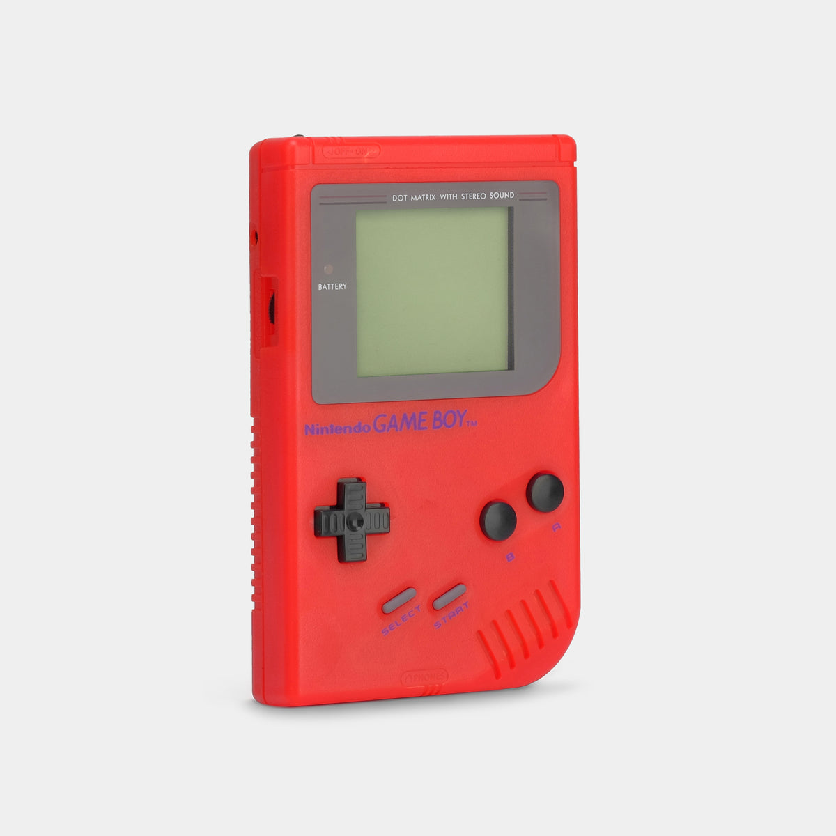 Red Gameboy Controller Rectangle Nintendo Game Boy Red Game Console