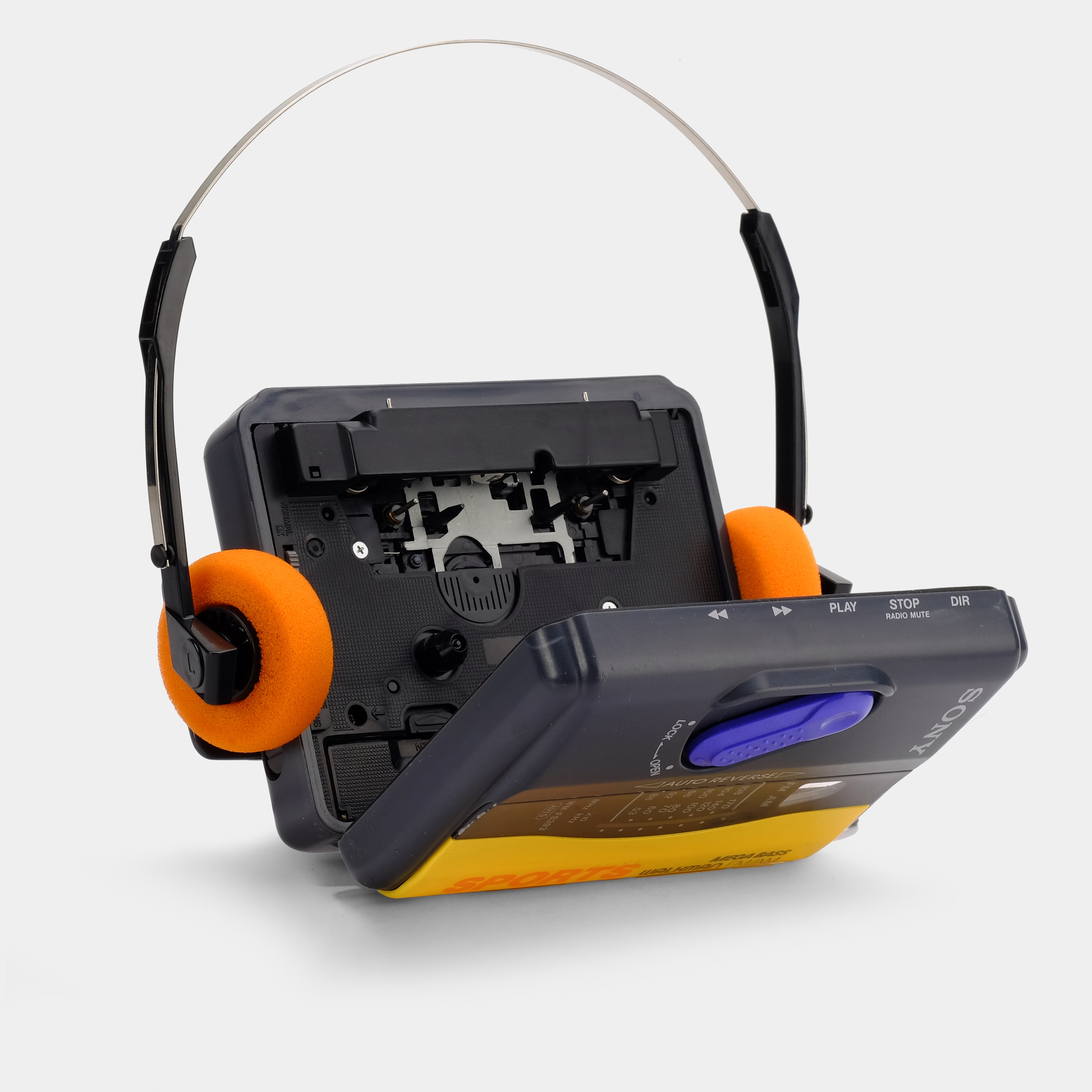 Sony Sports Walkman WM-FS393 Yellow AM/FM Portable Cassette Player