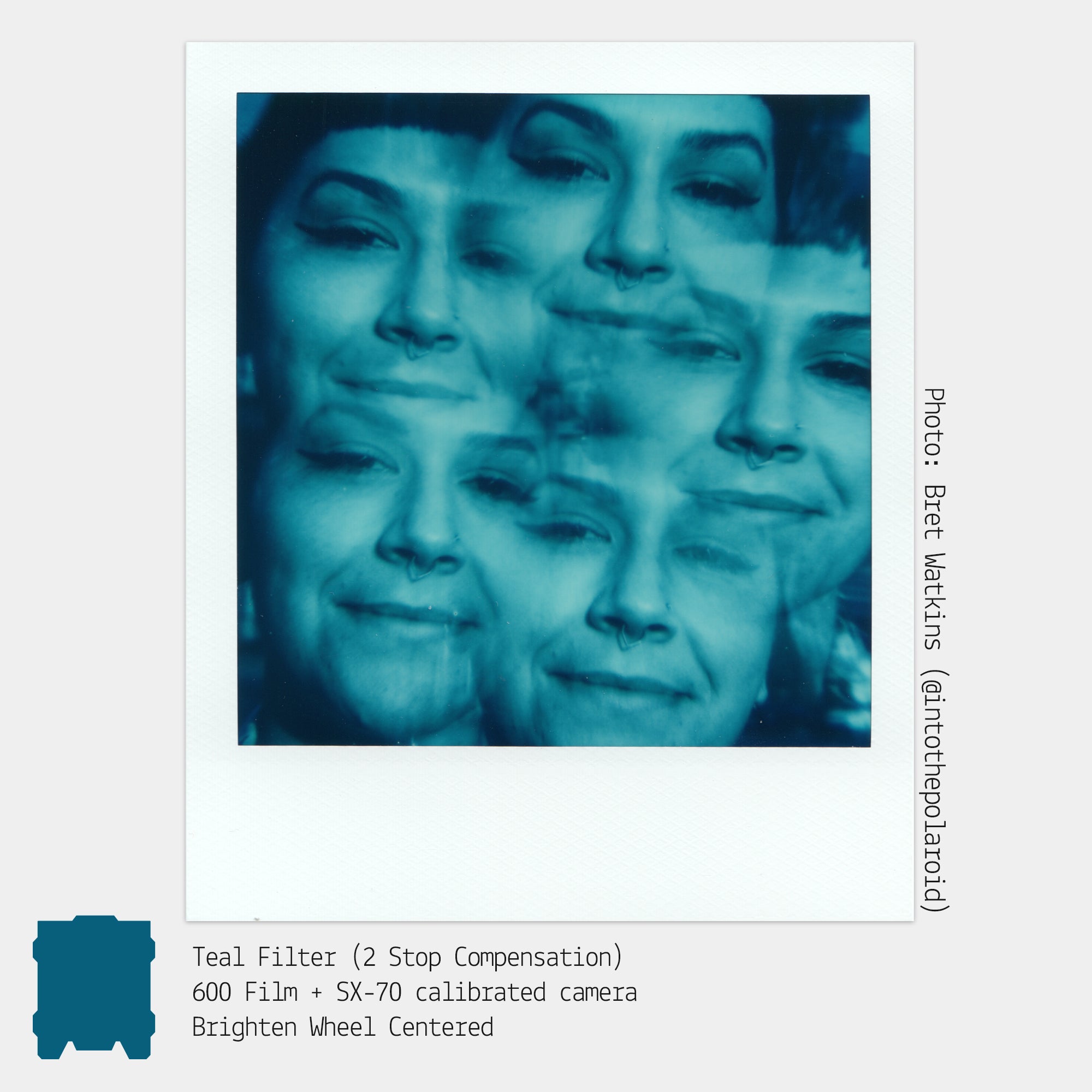 Colored Gel Filters for Instant Film Cameras (5-Pack)