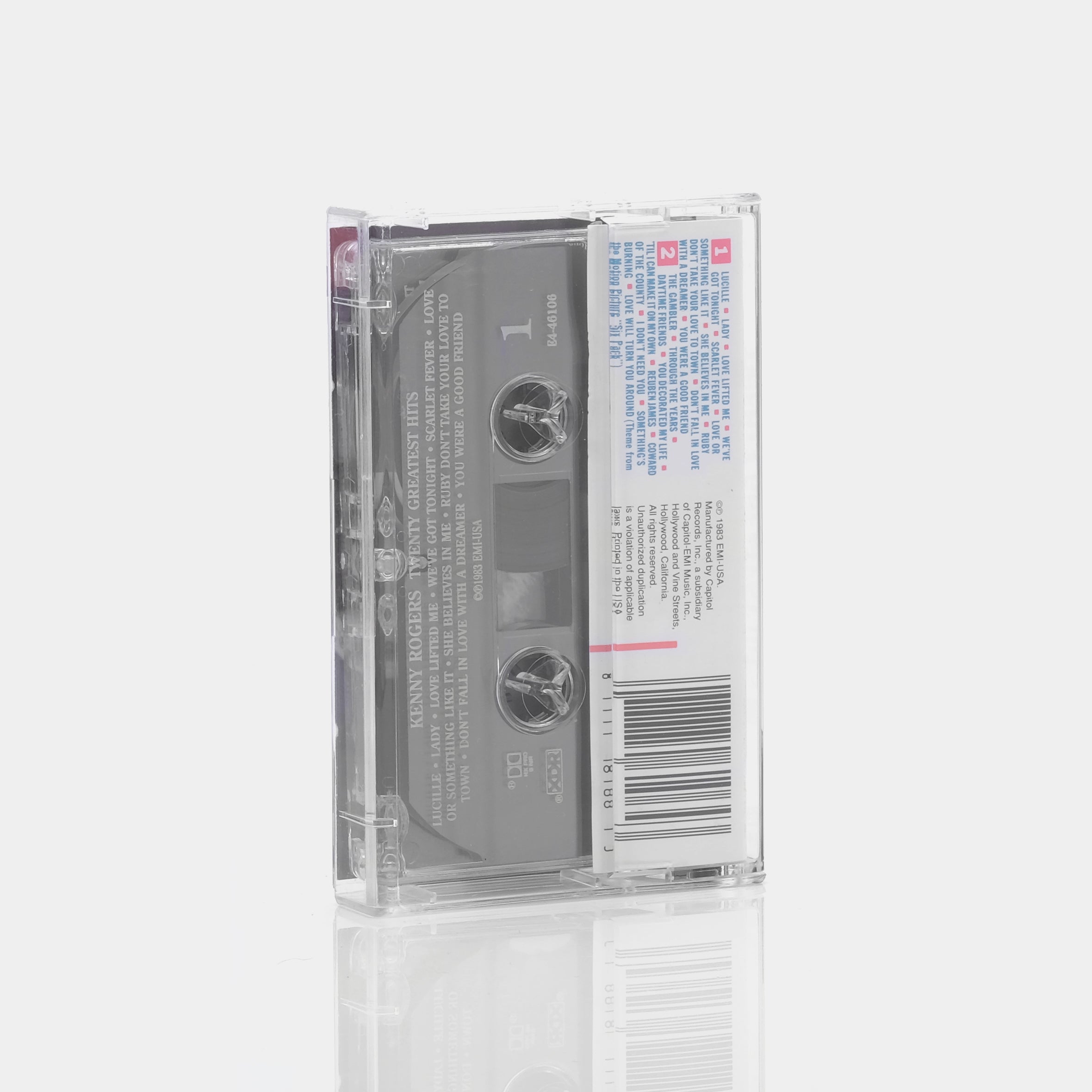 Kenny Rogers - Twenty Greatest Hits Cassette Tape