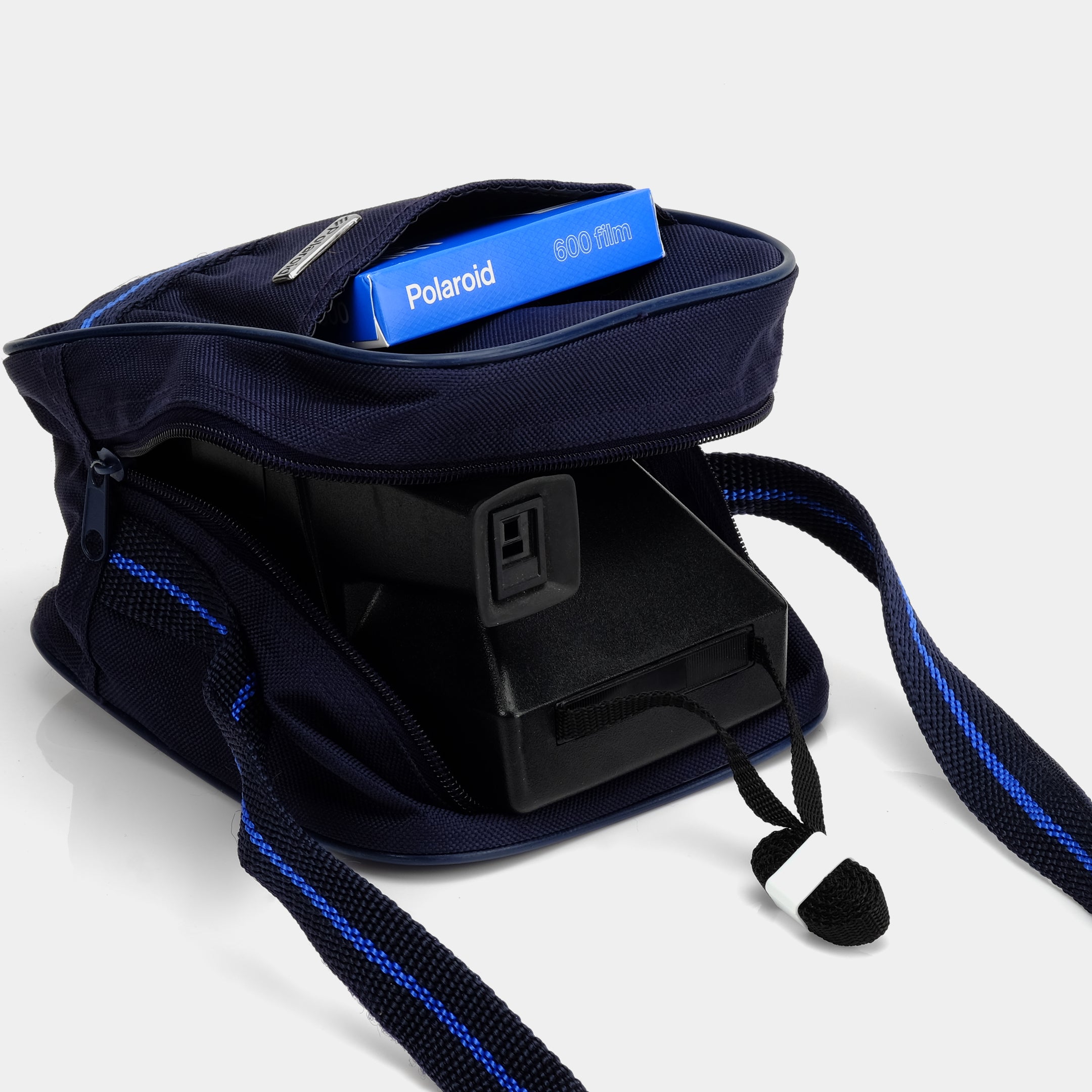 Polaroid Stitch Camera Bag - Navy Blue
