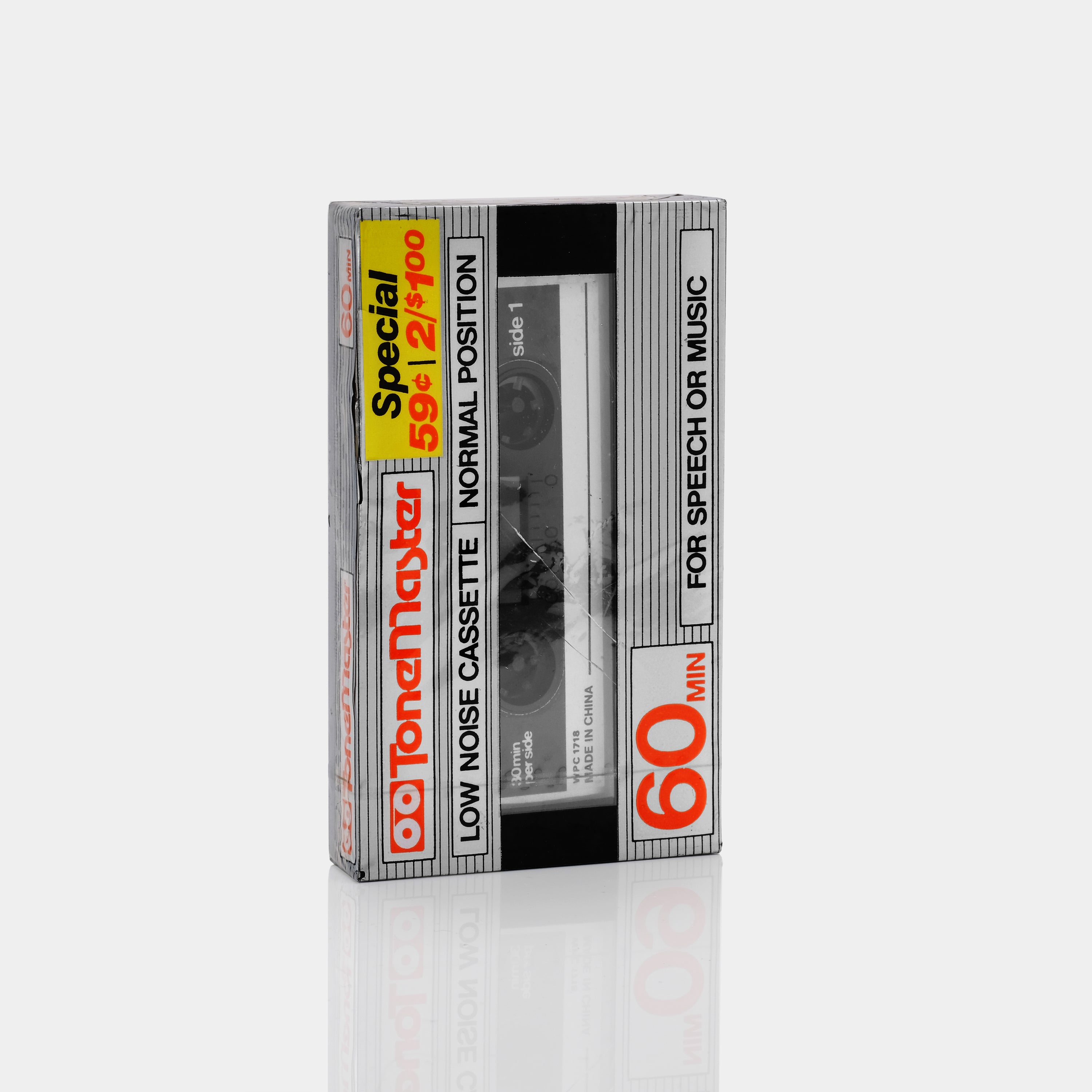Tone Master Type I 60 Min Blank Cassette Tape