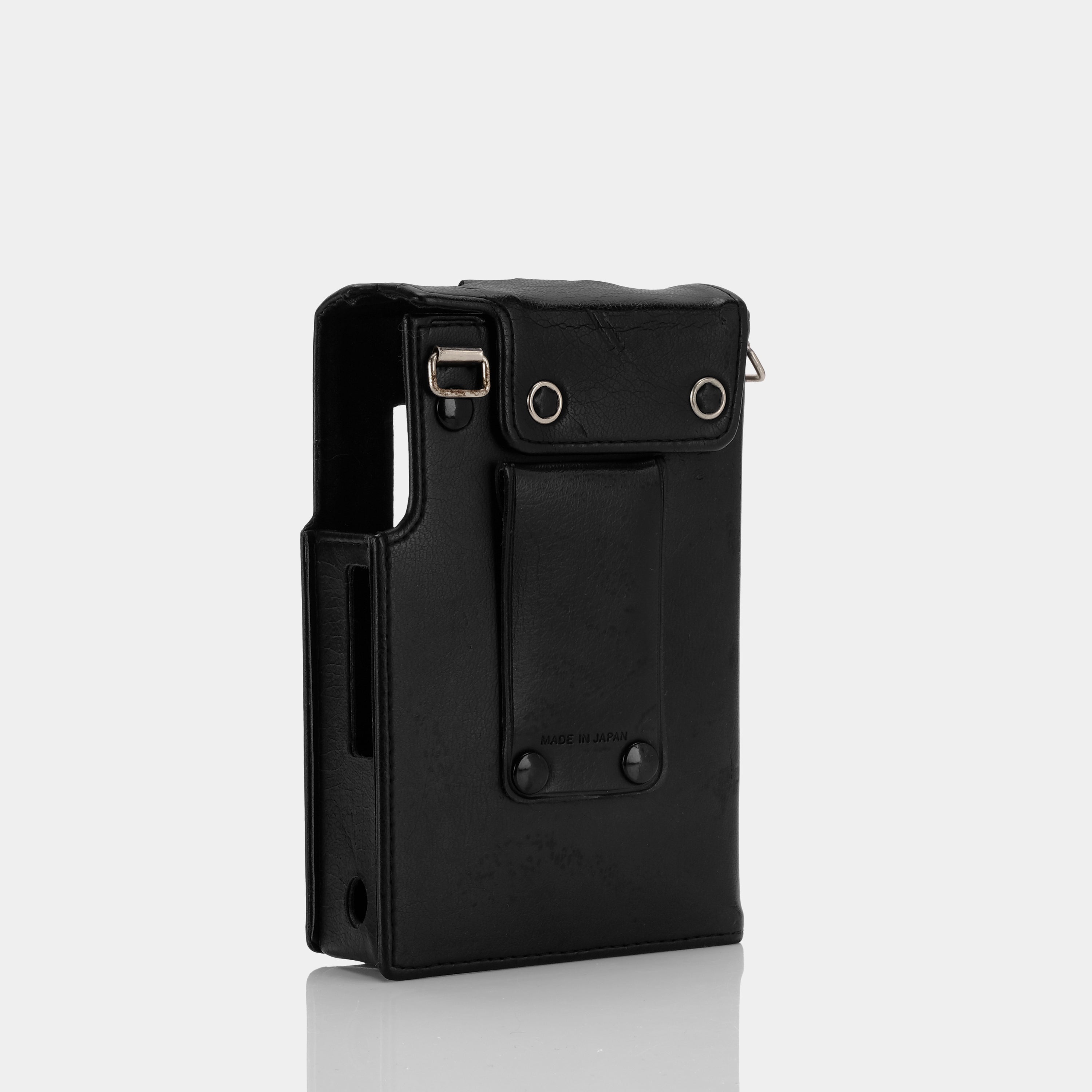 TPS-L2 Black Leather Portable Cassette Player Case