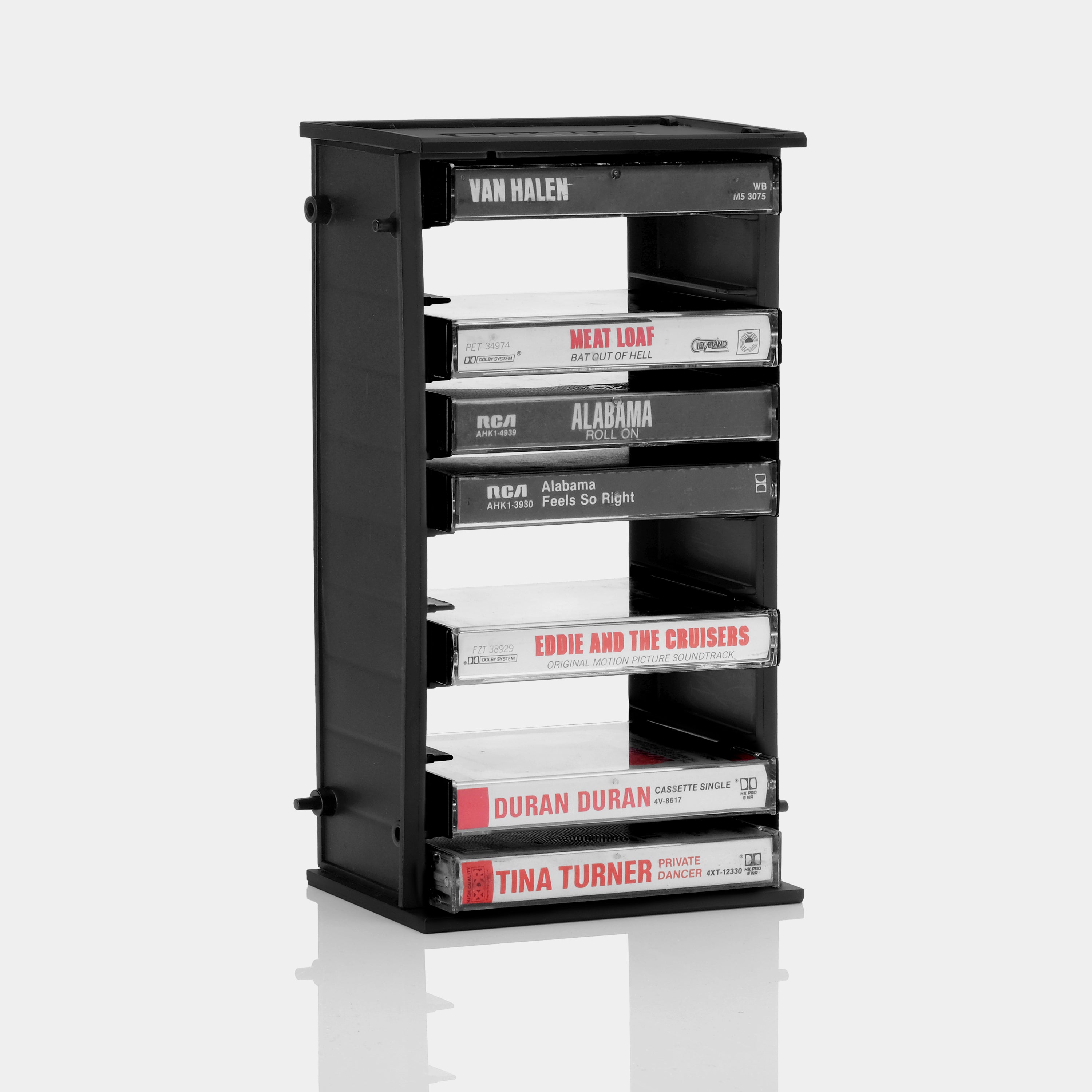 Modular Cassette Tape Storage Rack for 10 Cassettes
