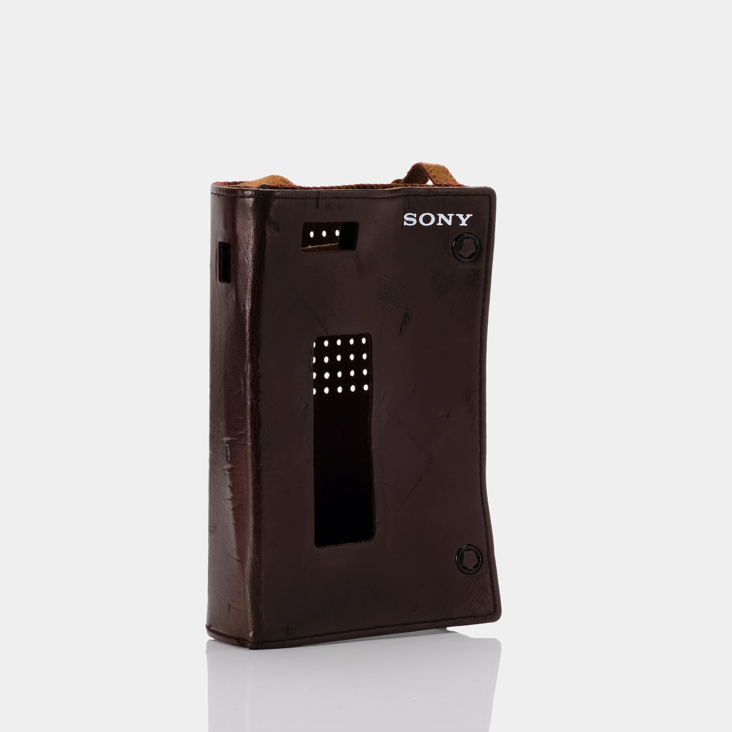 Sony TPS-L2 Brown Leather Portable Cassette Player Case